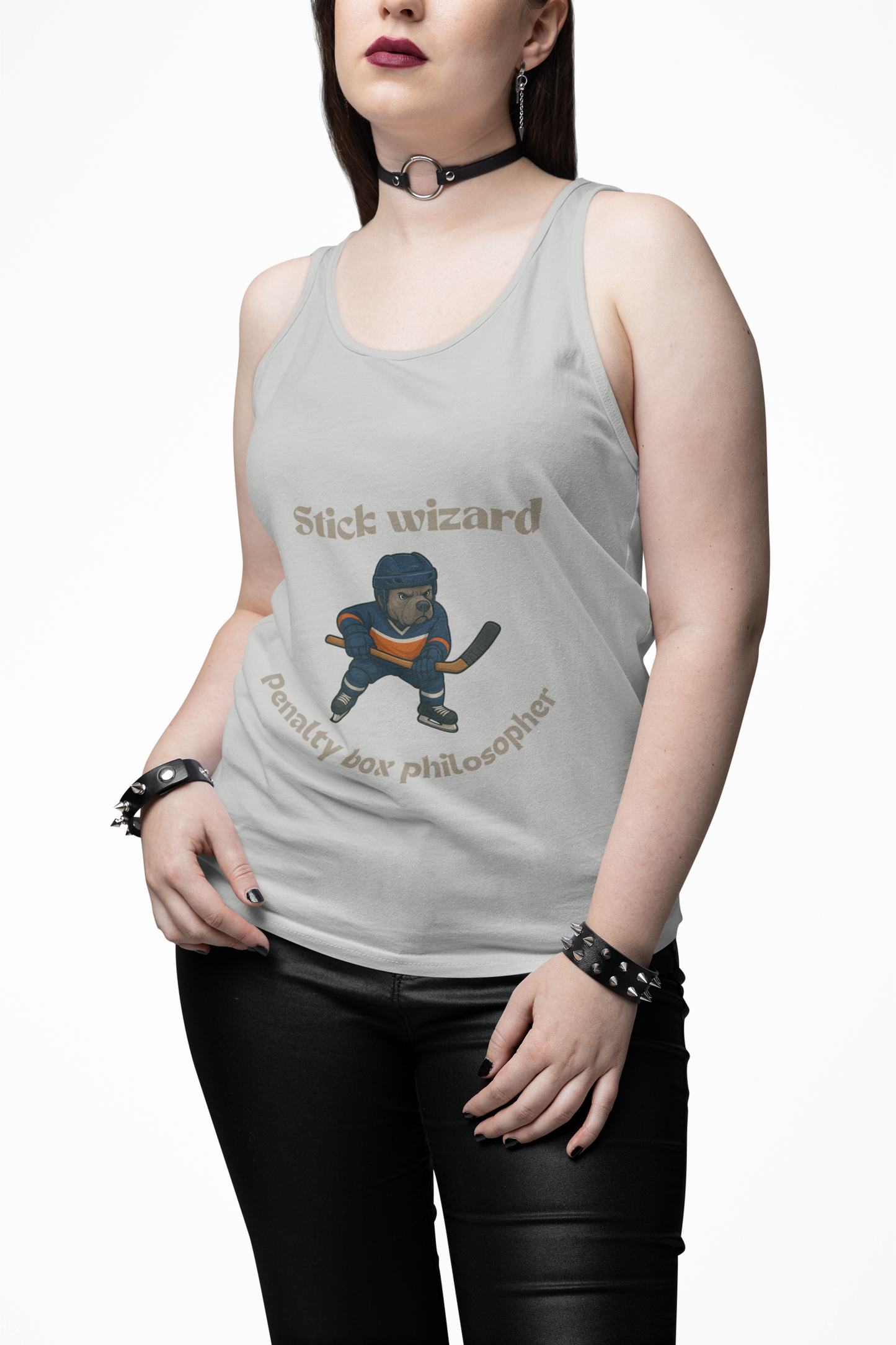 Playful Stick Wizard Jersey Tank – Perfect for Athletes, Casual Wear, Street Style, Gifts for Sports Lovers, Summer Fun! - Fantasy Dog Portraits