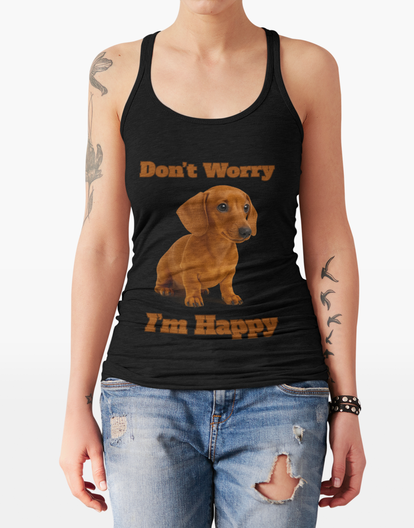 Fun Dachshund Graphic Unisex Jersey Tank - Summer Vibes, Pet Lover Gift, Casual Wear, Cute Dog Shirt, Motivational Tank - Fantasy Dog Portraits