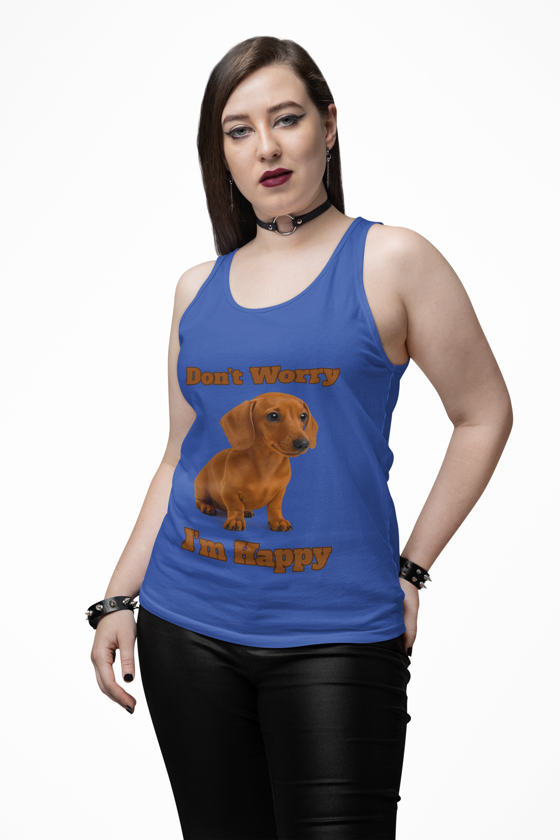 Fun Dachshund Graphic Unisex Jersey Tank - Summer Vibes, Pet Lover Gift, Casual Wear, Cute Dog Shirt, Motivational Tank - Fantasy Dog Portraits