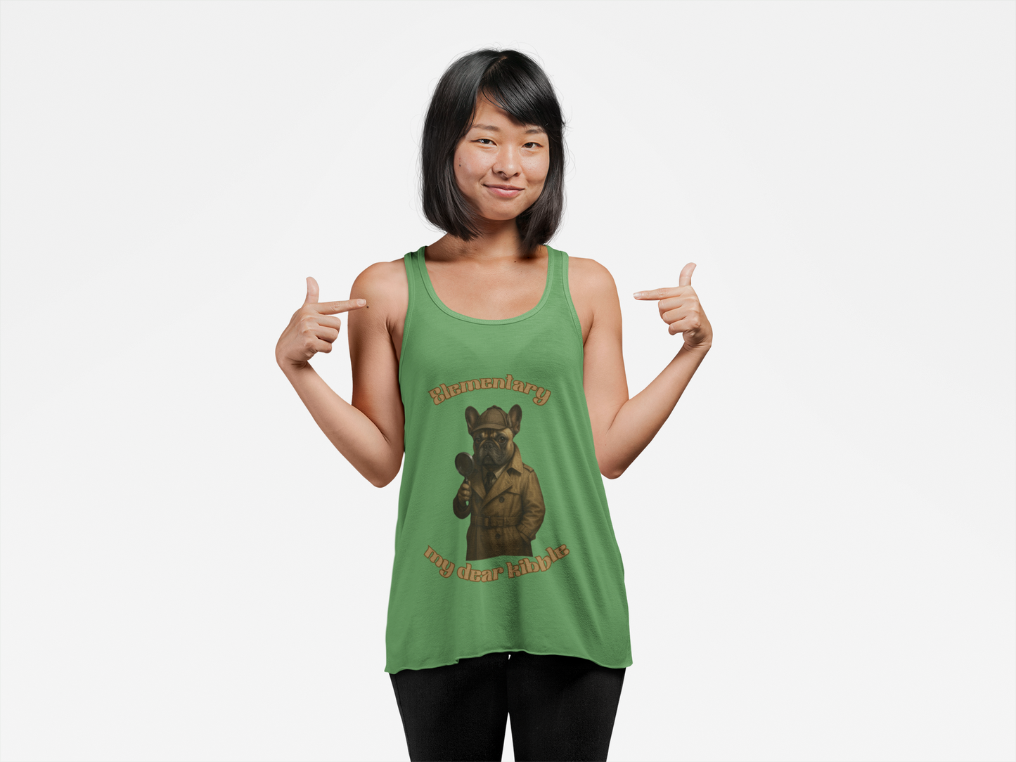 Sherlock-Inspired Unisex Jersey Tank Top, Quirky Gift for Fans, Summer Wardrobe Staple, Funny Costume, Casual Wear - Fantasy Dog Portraits
