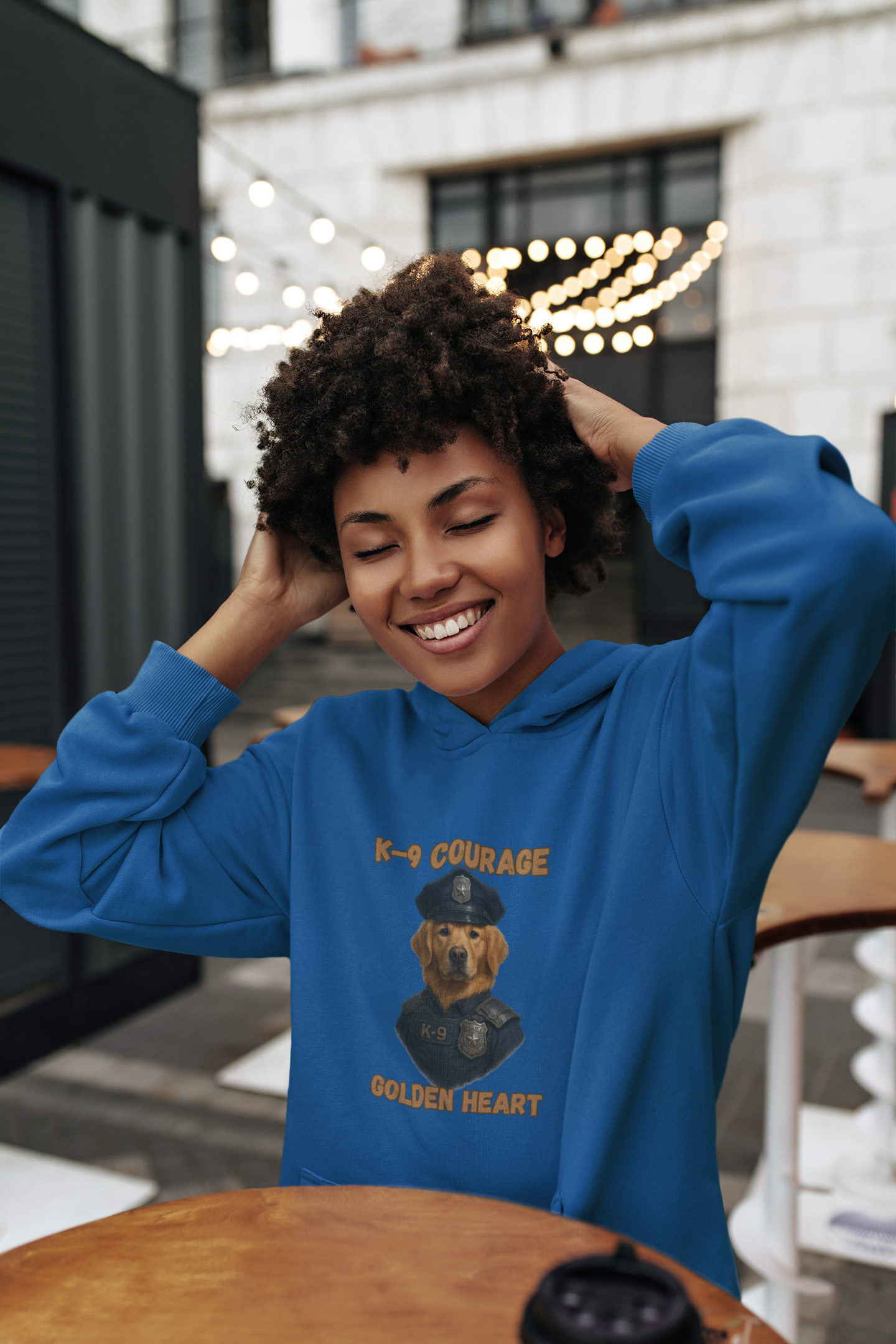 Courage & Heart Hoodie - Unisex Heavy Blend, Cozy Sweatshirt, Gift for Friends, Motivational Apparel, Casual Wear - Fantasy Dog Portraits