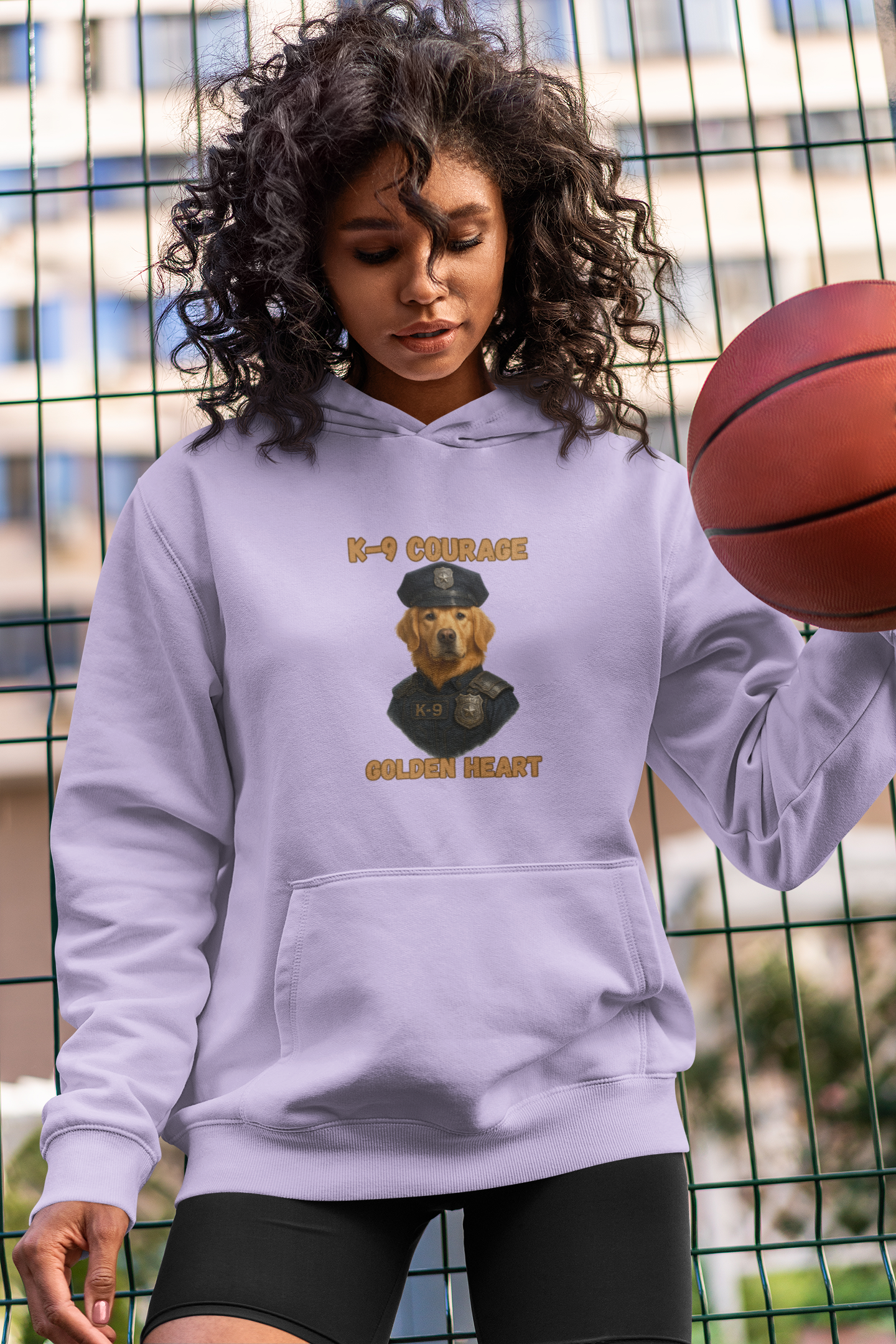 Courage & Heart Hoodie - Unisex Heavy Blend, Cozy Sweatshirt, Gift for Friends, Motivational Apparel, Casual Wear - Fantasy Dog Portraits