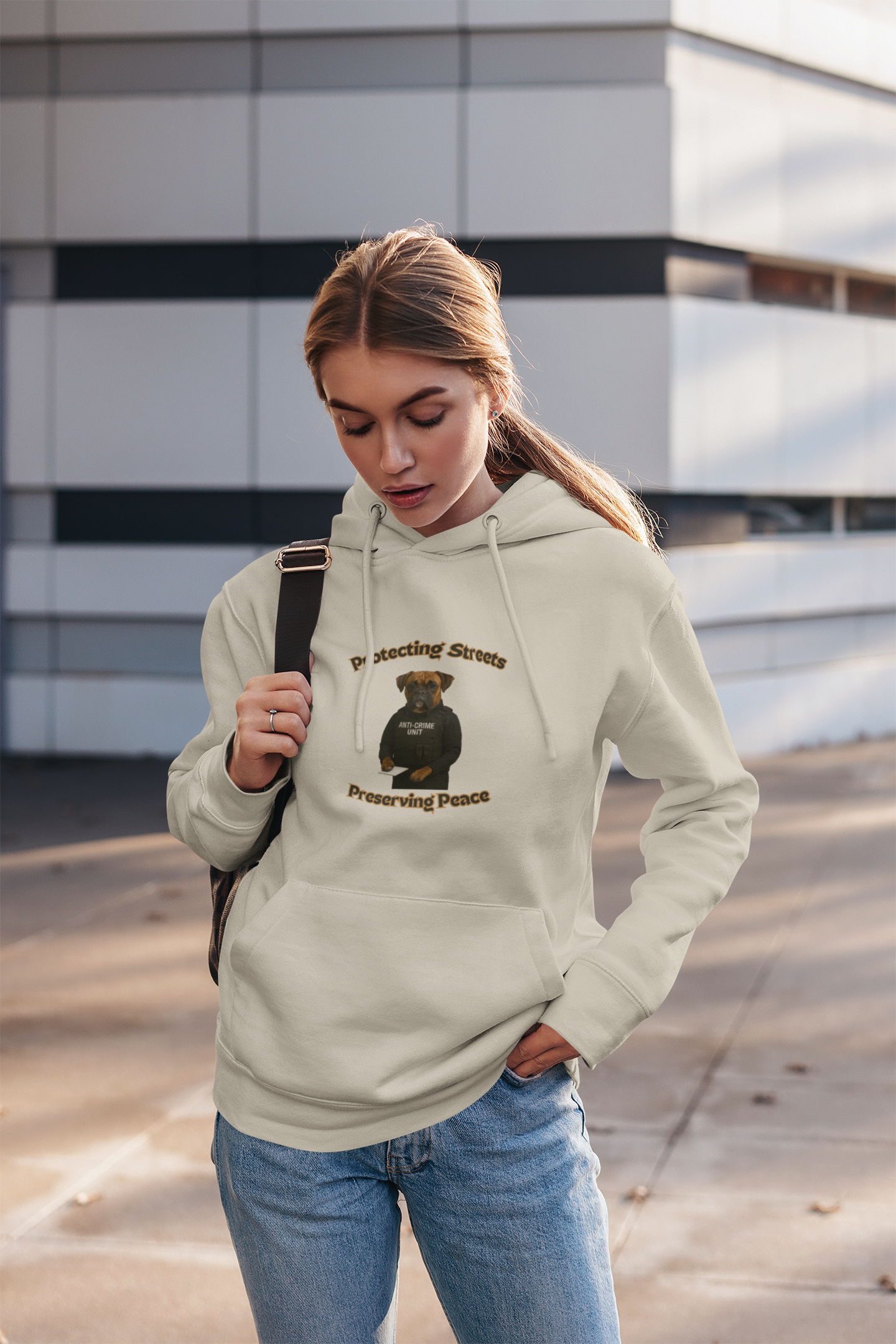 Peace Preserving Hoodie | Cozy Unisex Sweatshirt for Relaxation & Style, Gift for Friends, Homewear, Comfortable Everyday Wear - Fantasy Dog Portraits