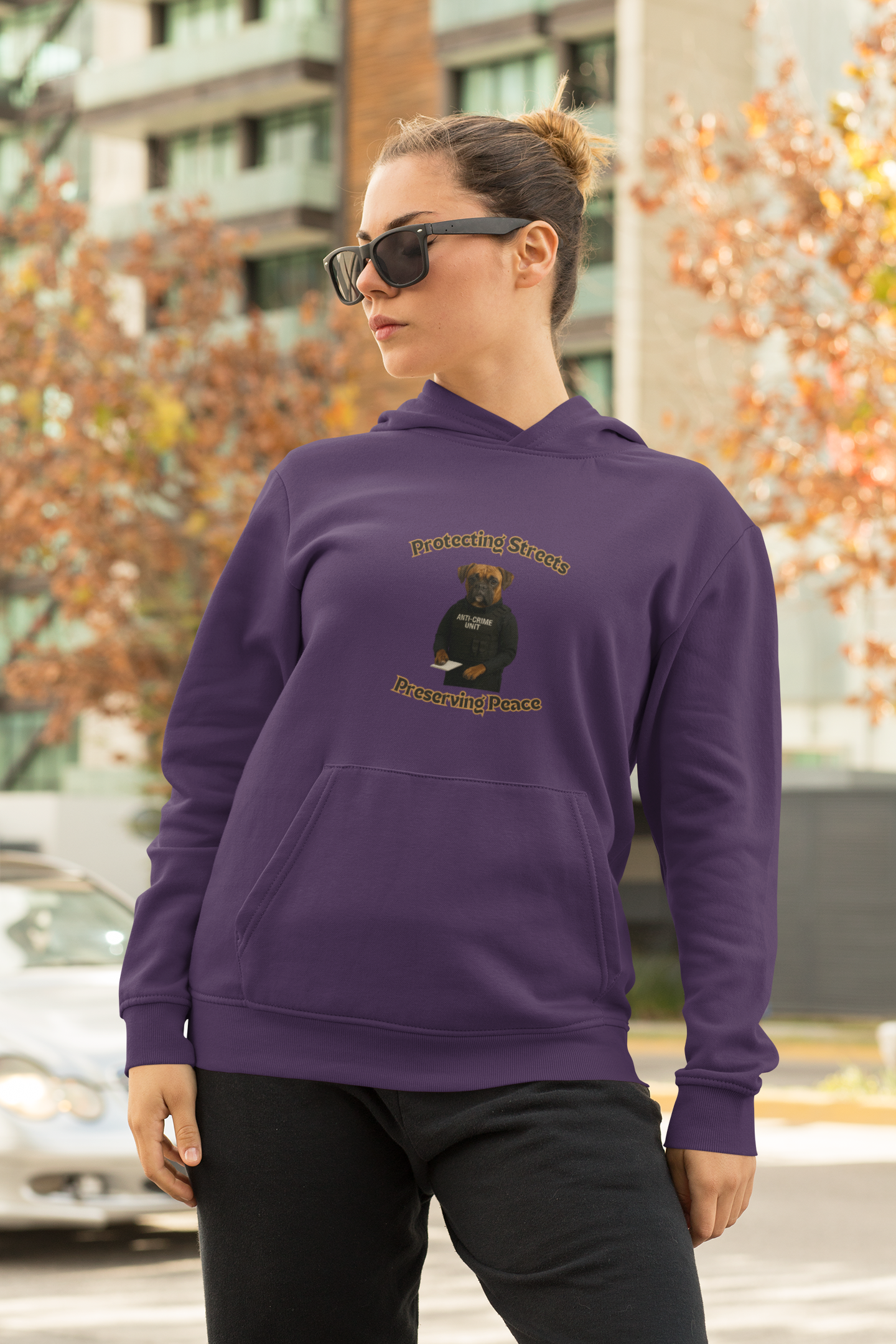 Peace Preserving Hoodie | Cozy Unisex Sweatshirt for Relaxation & Style, Gift for Friends, Homewear, Comfortable Everyday Wear - Fantasy Dog Portraits