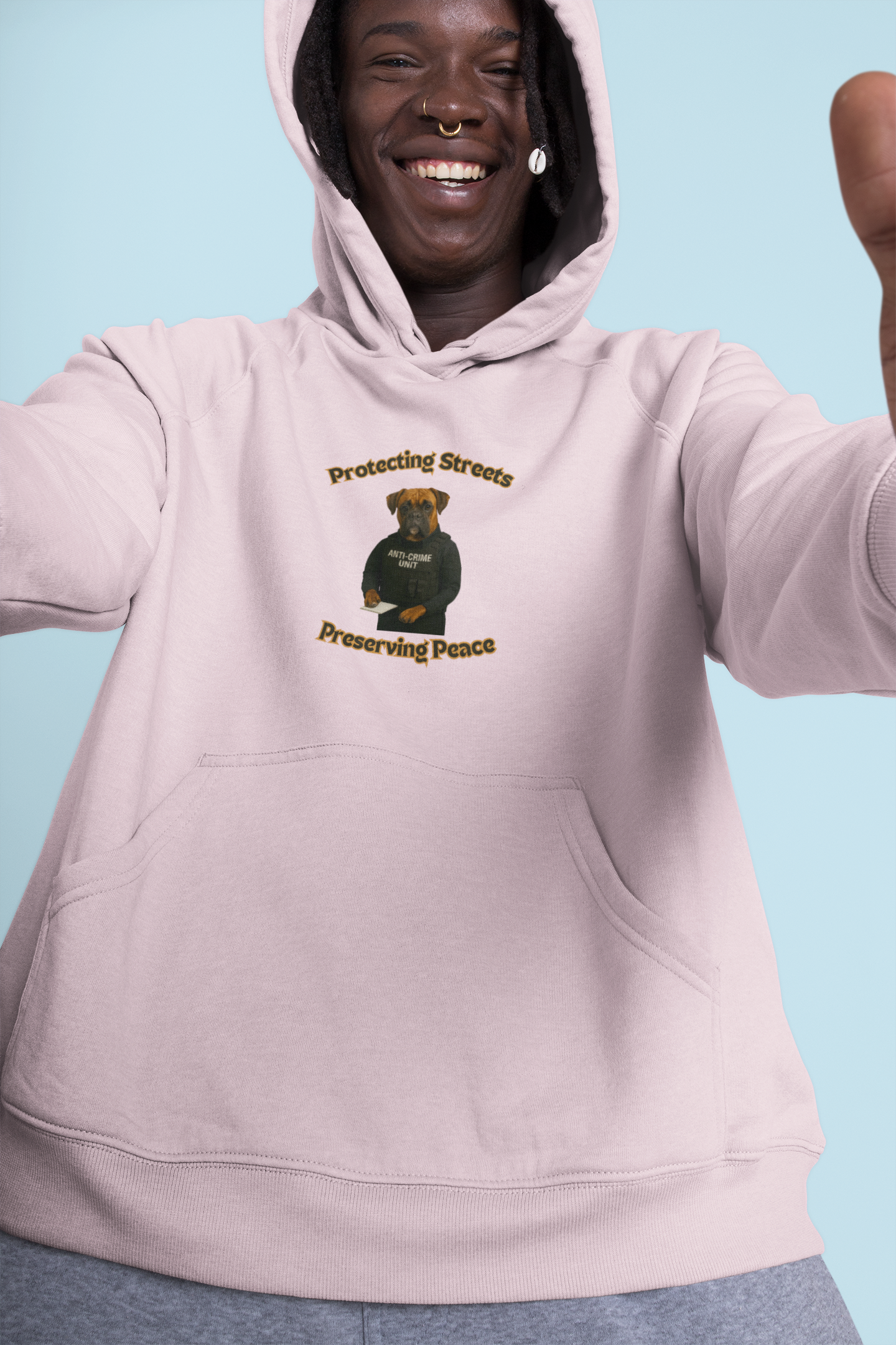 Peace Preserving Hoodie | Cozy Unisex Sweatshirt for Relaxation & Style, Gift for Friends, Homewear, Comfortable Everyday Wear - Fantasy Dog Portraits