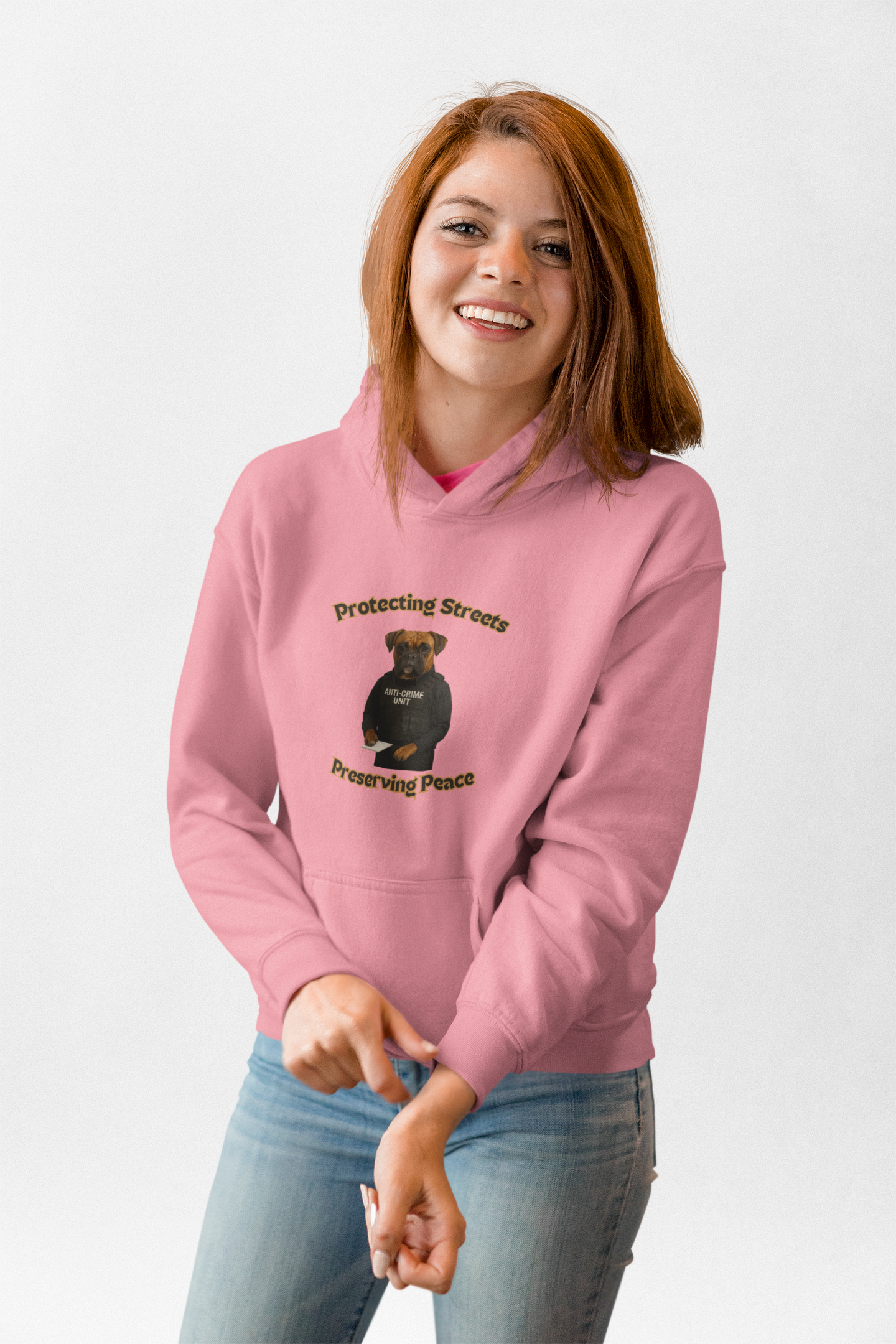 Peace Preserving Hoodie | Cozy Unisex Sweatshirt for Relaxation & Style, Gift for Friends, Homewear, Comfortable Everyday Wear - Fantasy Dog Portraits