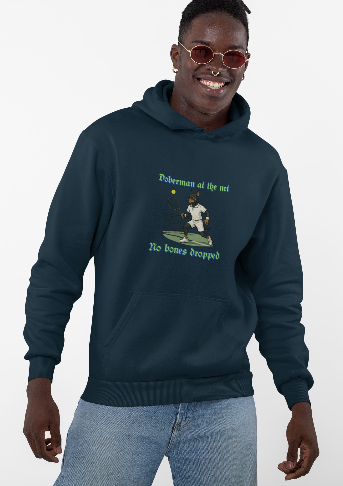 Pixel Pinscher Tennis Pro-Fantasy Dog Portraits