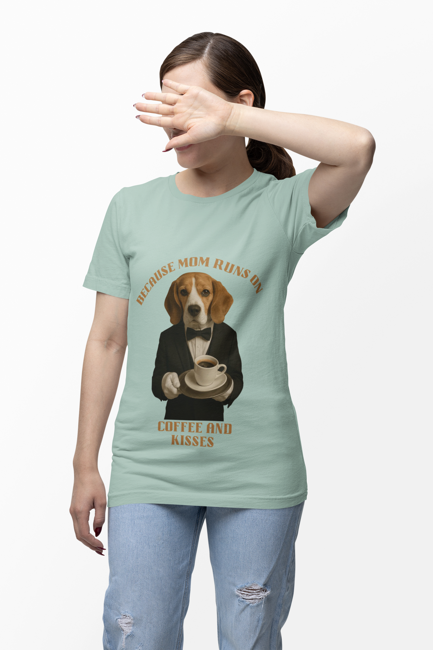 Coffee and Kisses Dog Tee, Unisex Dog Lover T-Shirt, Fun Gift for Pet Owners, Birthday Gift, Casual Wear