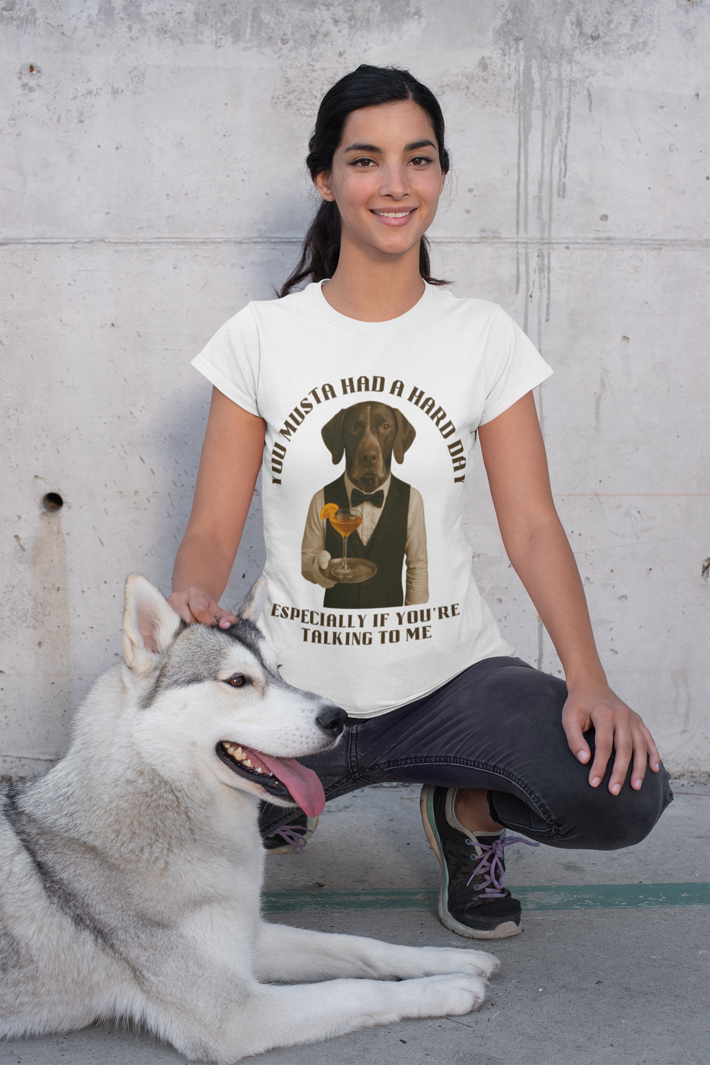 Funny Dog Quote Tee, Cute Pet Lover T-Shirt, Gift for Dog Owners, Novelty Animal Humor Shirt, Unisex Casual Wear