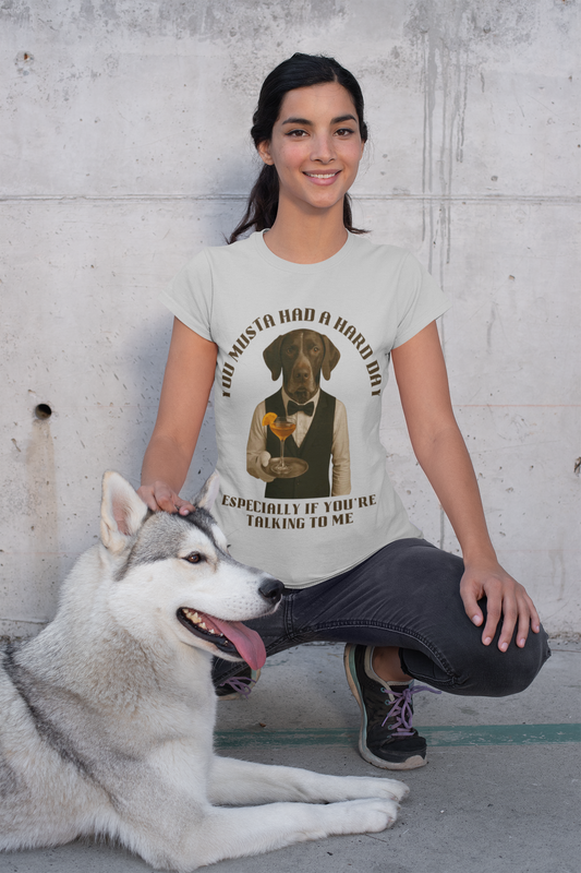Funny Dog Quote Tee, Cute Pet Lover T-Shirt, Gift for Dog Owners, Novelty Animal Humor Shirt, Unisex Casual Wear
