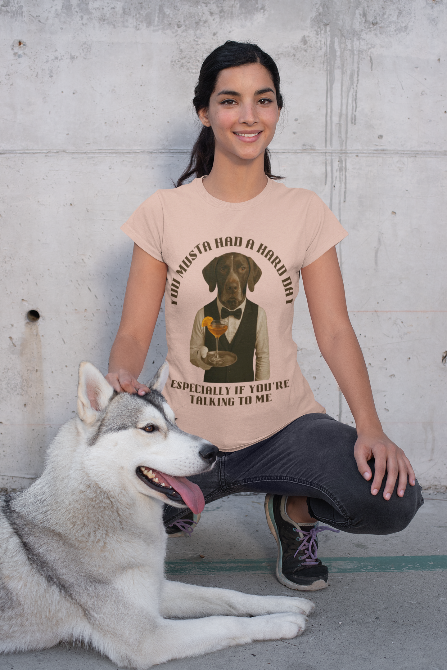 Funny Dog Quote Tee, Cute Pet Lover T-Shirt, Gift for Dog Owners, Novelty Animal Humor Shirt, Unisex Casual Wear