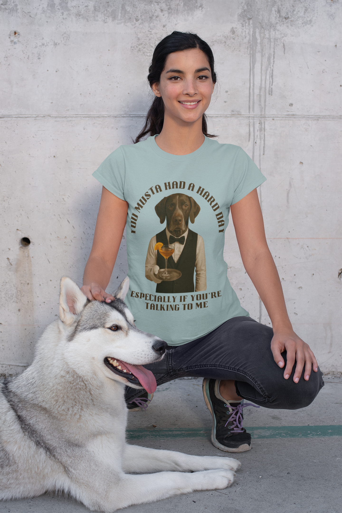 Funny Dog Quote Tee, Cute Pet Lover T-Shirt, Gift for Dog Owners, Novelty Animal Humor Shirt, Unisex Casual Wear