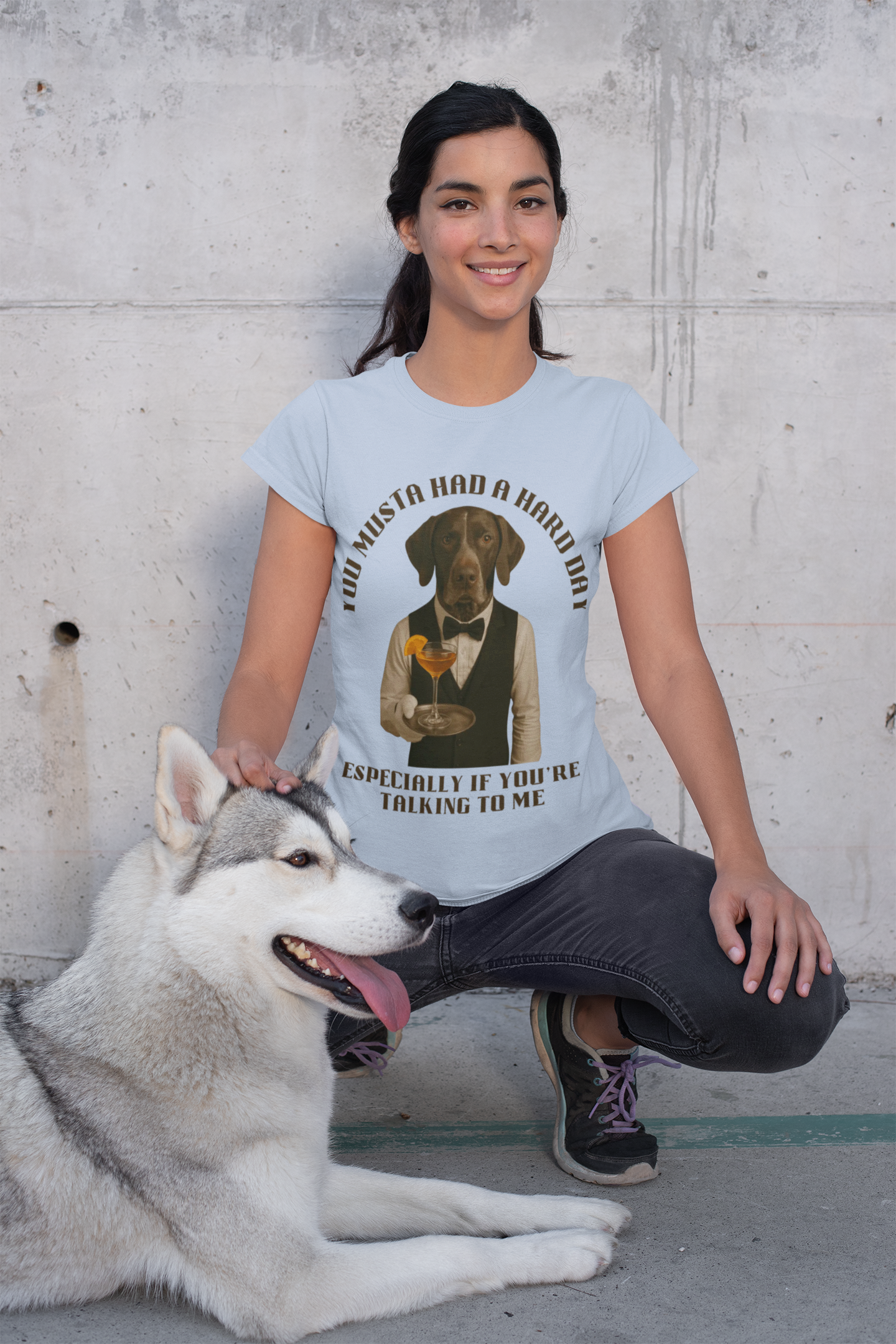 Funny Dog Quote Tee, Cute Pet Lover T-Shirt, Gift for Dog Owners, Novelty Animal Humor Shirt, Unisex Casual Wear