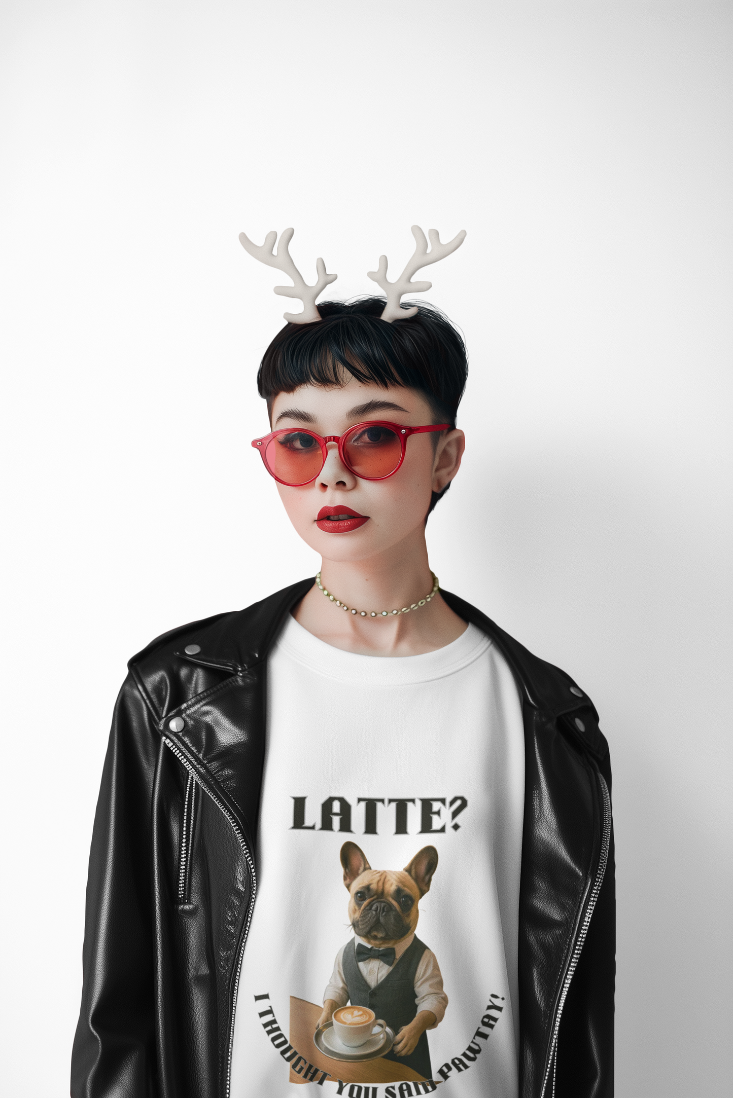 Frenchie's Coffee BreakFantasy Dog Portraits