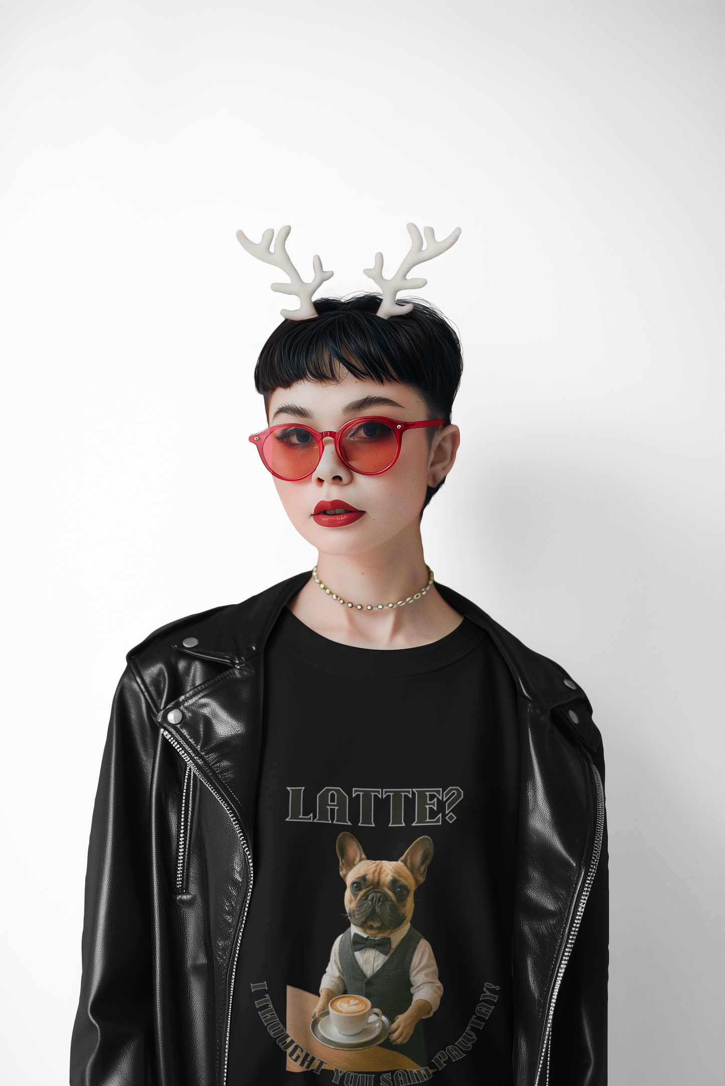 Frenchie's Coffee BreakFantasy Dog Portraits