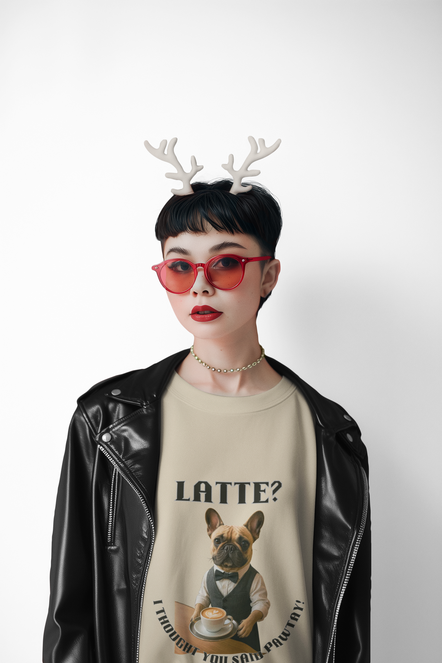 Frenchie's Coffee BreakFantasy Dog Portraits