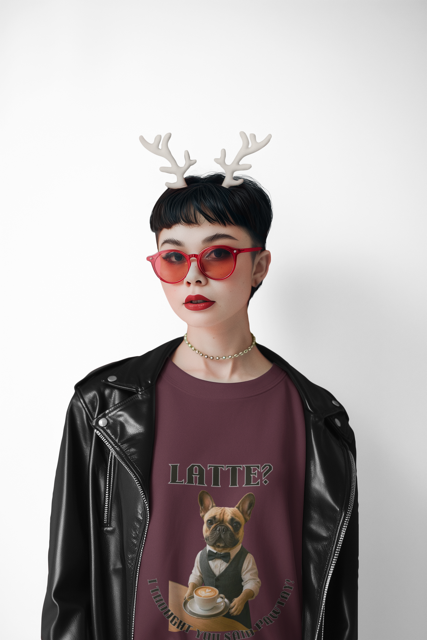 Frenchie's Coffee BreakFantasy Dog Portraits