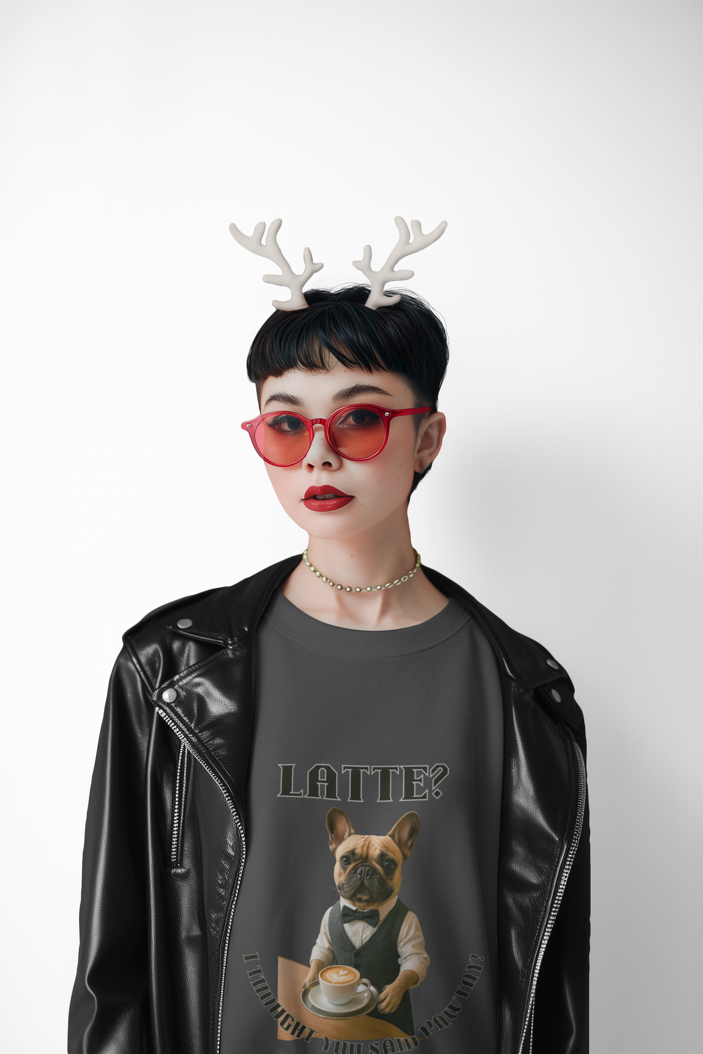 Frenchie's Coffee BreakFantasy Dog Portraits