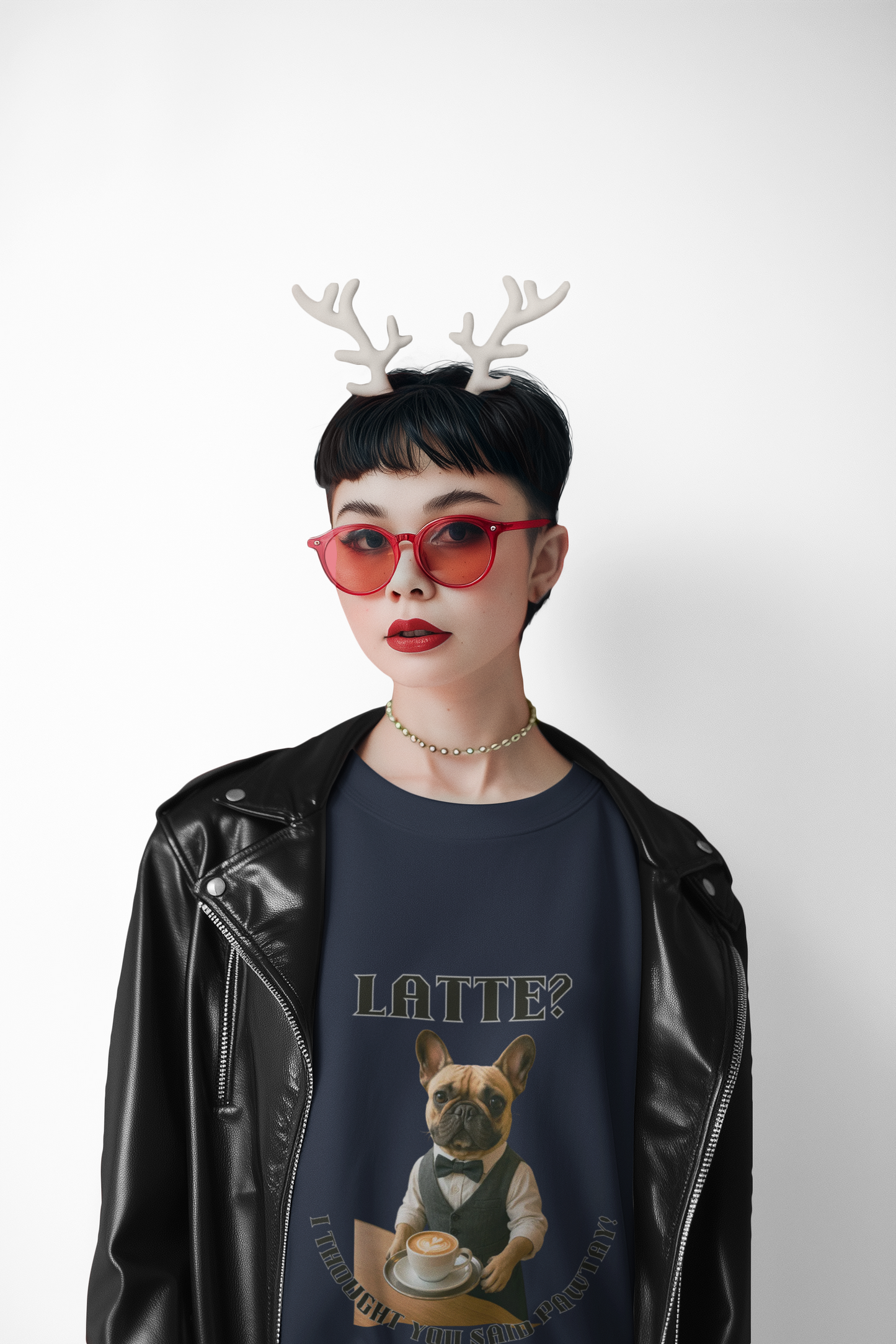 Frenchie's Coffee BreakFantasy Dog Portraits