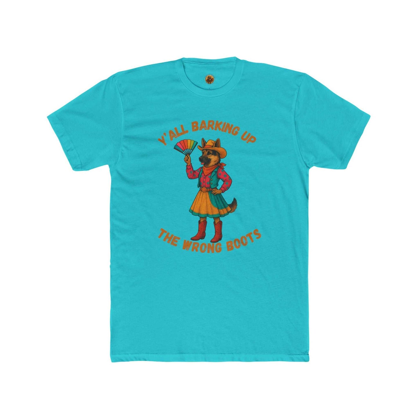 Funny Dog Lover Crew Tee, Unisex Cotton T-Shirt for Pet Owners, Perfect Gift for Dog Lovers, Casual Wear, Fun Birthday Gift - Fantasy Dog Portraits
