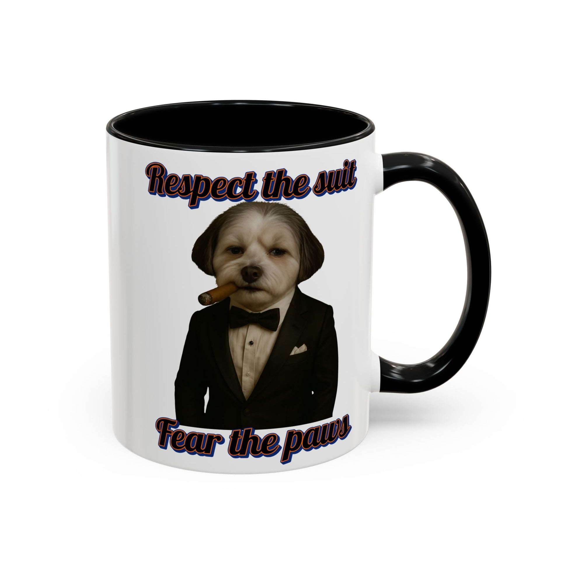 Dogfather Coffee Mug, Funny Gifts, K-9 Heroes, Dog Lover's Gift - Fantasy Dog Portraits
