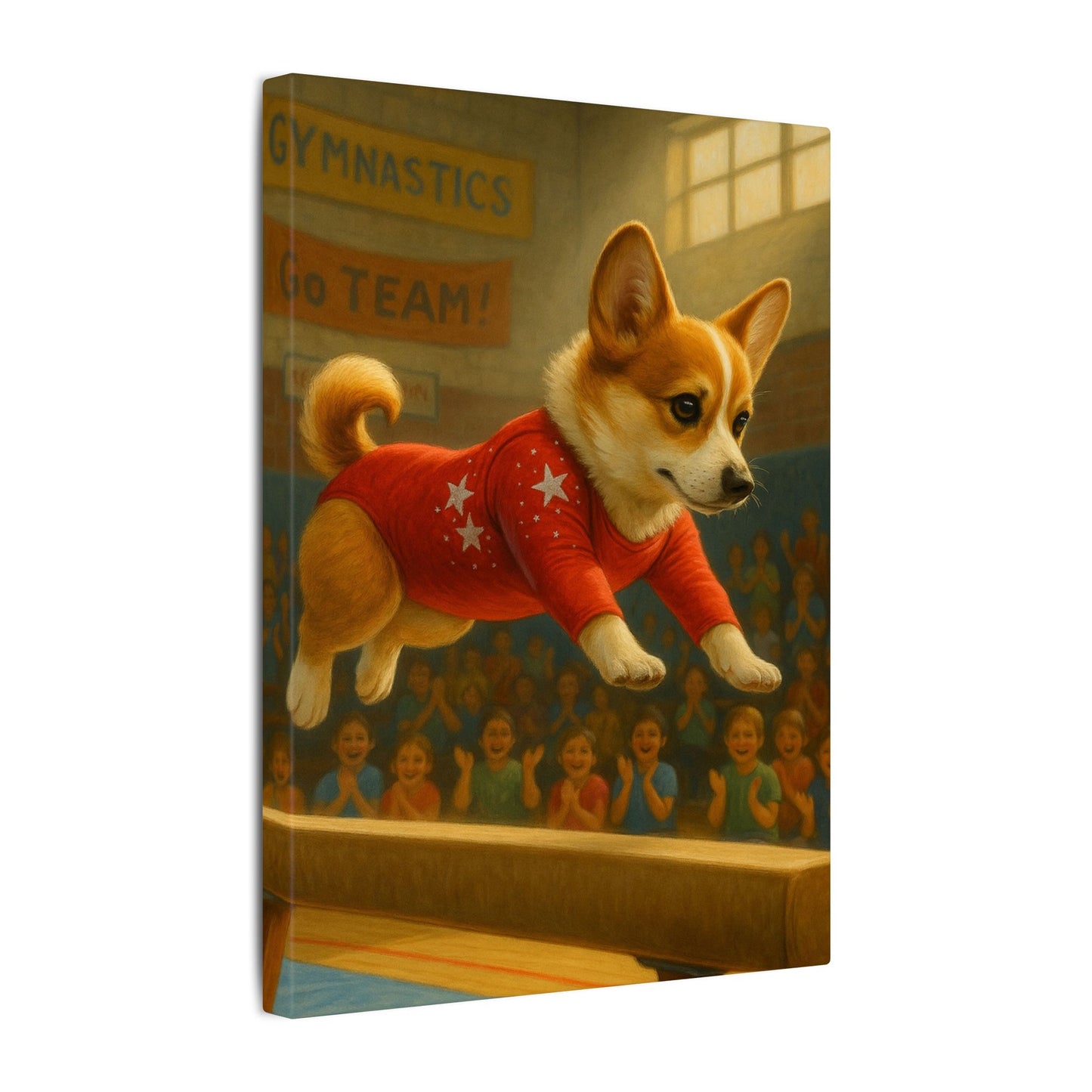 Corgi Gymnastics-Fantasy Dog Portraits - Fantasy Dog Portraits