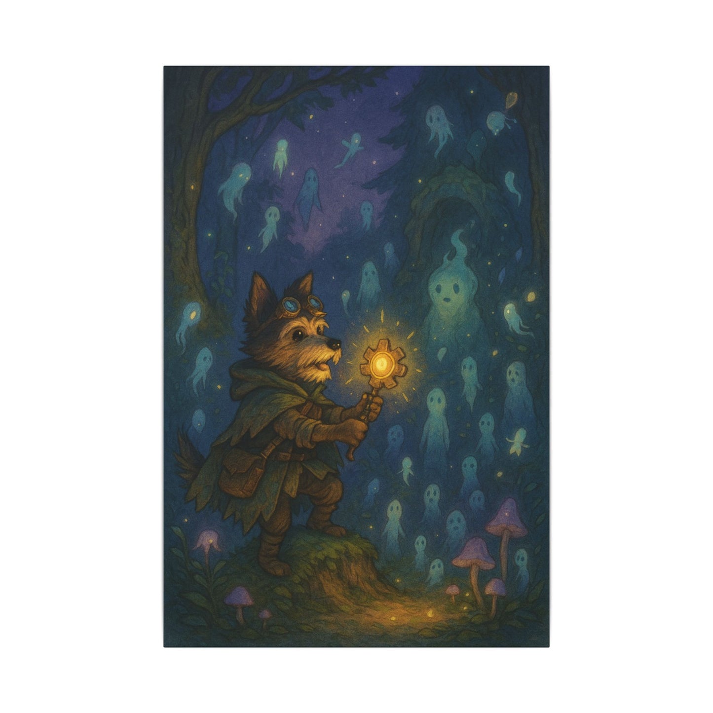 Spectral Guardian-Fantasy Dog Portraits - Fantasy Dog Portraits