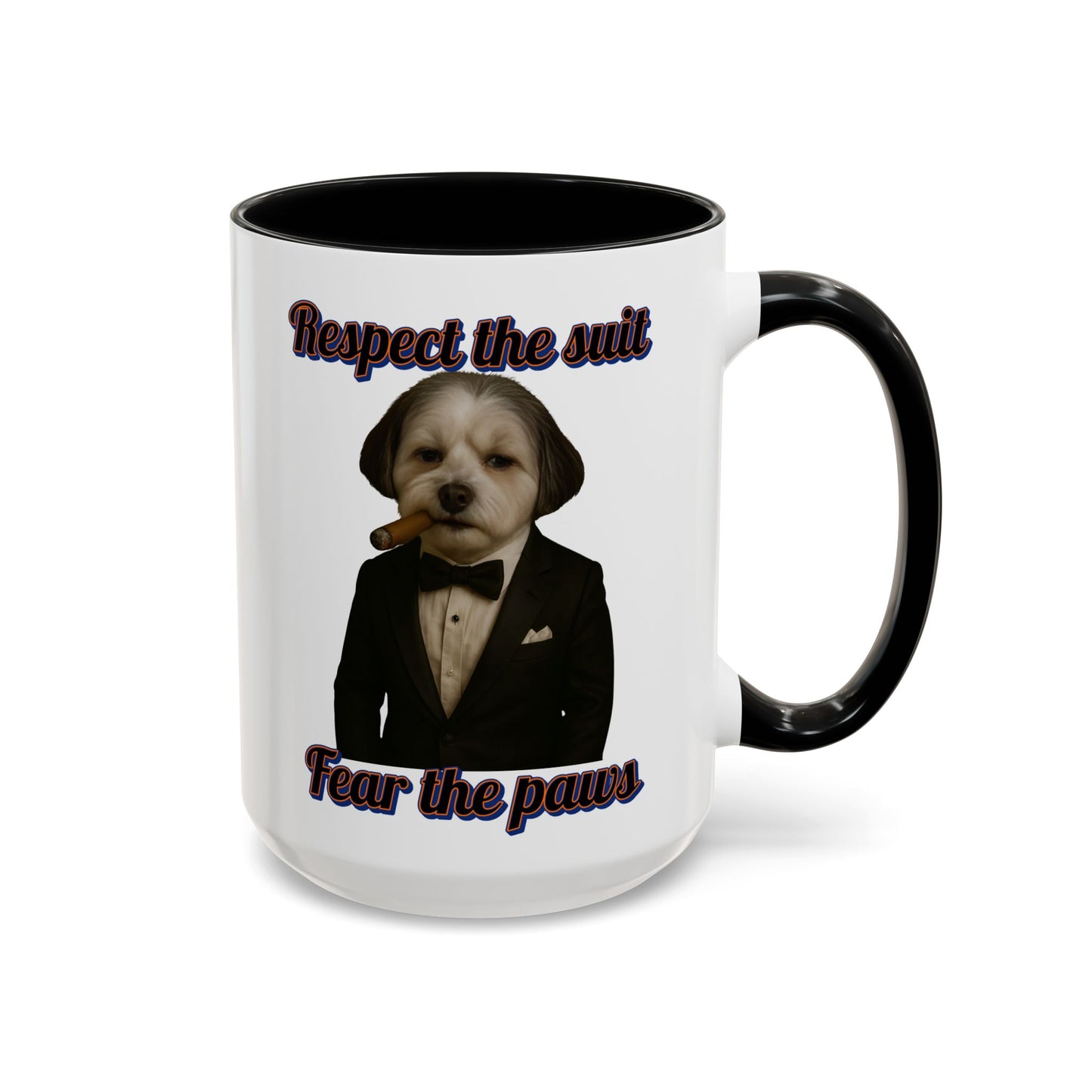 Dogfather Coffee Mug, Funny Gifts, K-9 Heroes, Dog Lover's Gift - Fantasy Dog Portraits