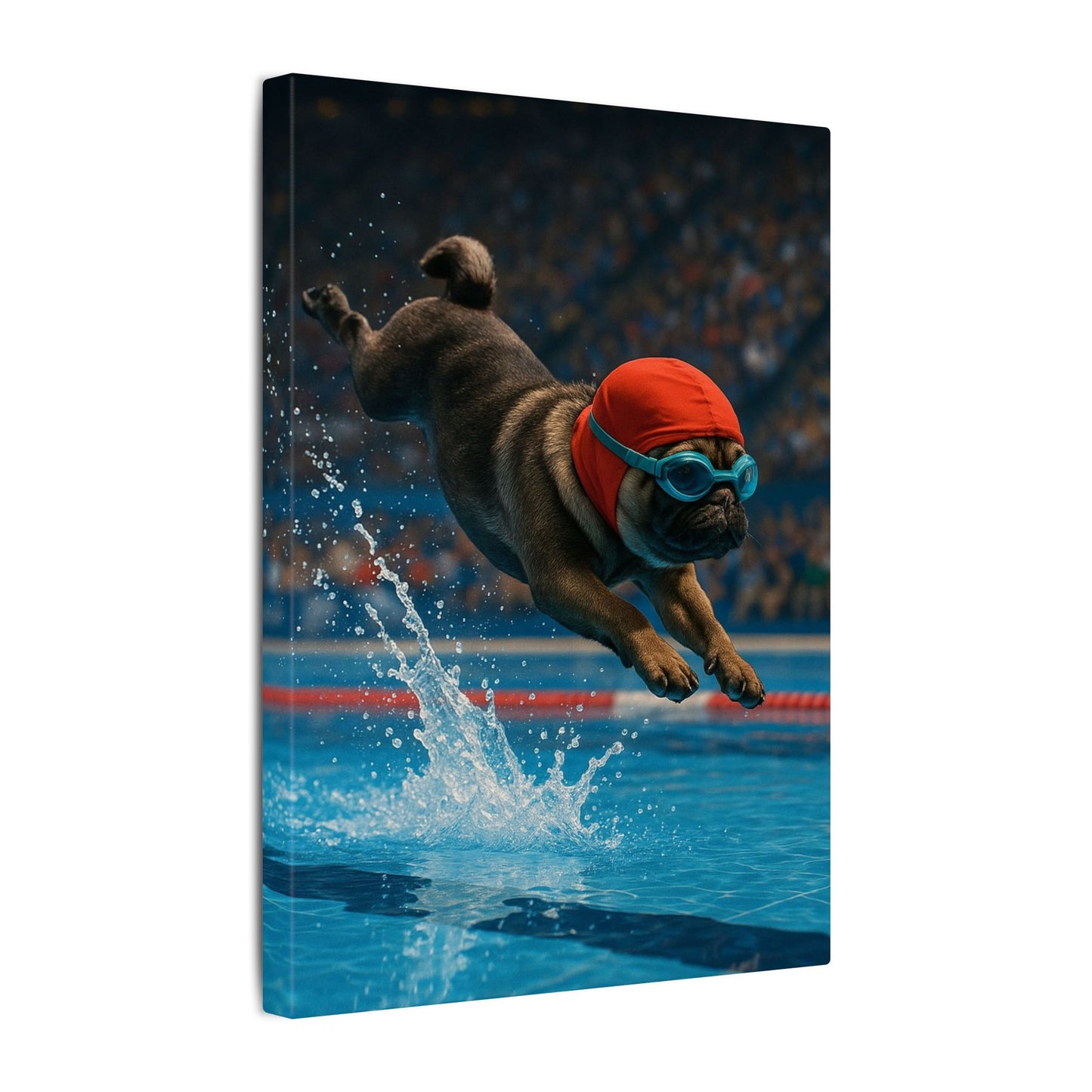 Pug Splash-Fantasy Dog Portraits - Fantasy Dog Portraits