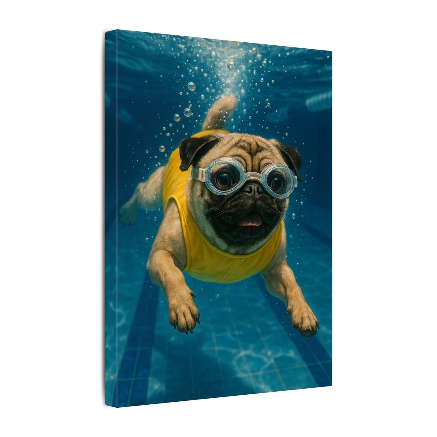 Swimming Sensation-Fantasy Dog Portraits - Fantasy Dog Portraits