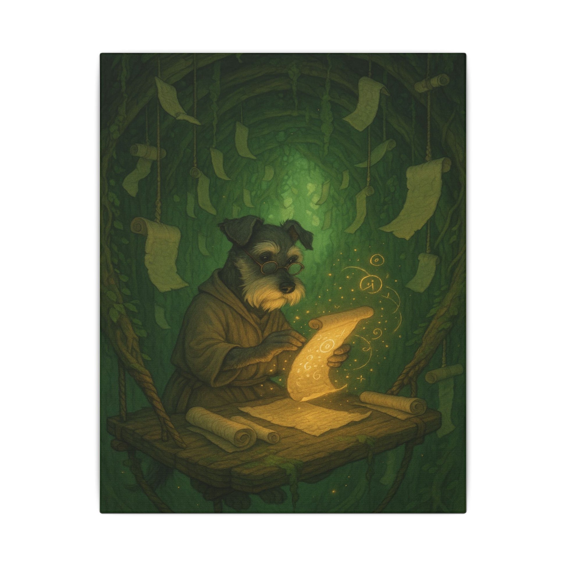 Canine Scholar-Fantasy Dog Portraits - Fantasy Dog Portraits