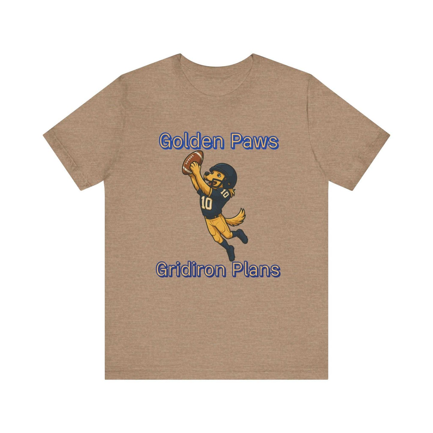 Gridiron Golden-Fantasy Dog Portraits - Fantasy Dog Portraits