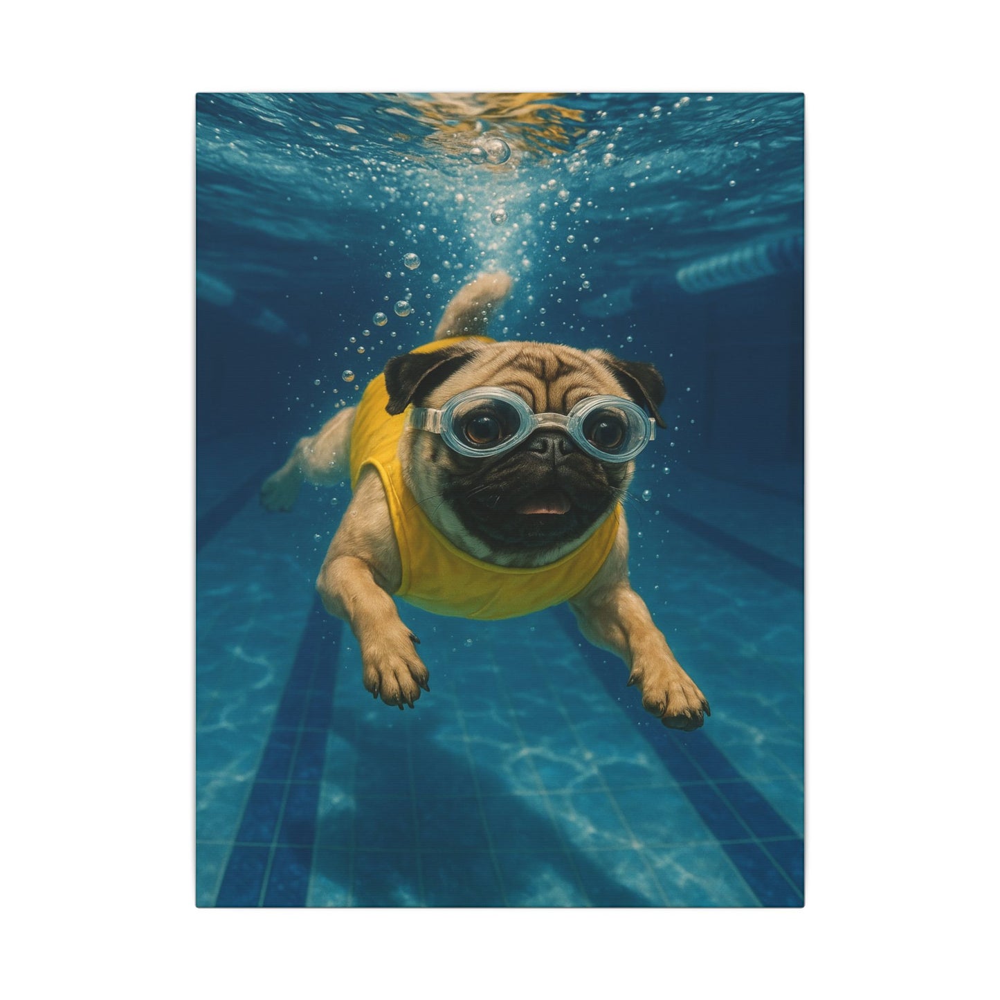 Swimming Sensation-Fantasy Dog Portraits - Fantasy Dog Portraits