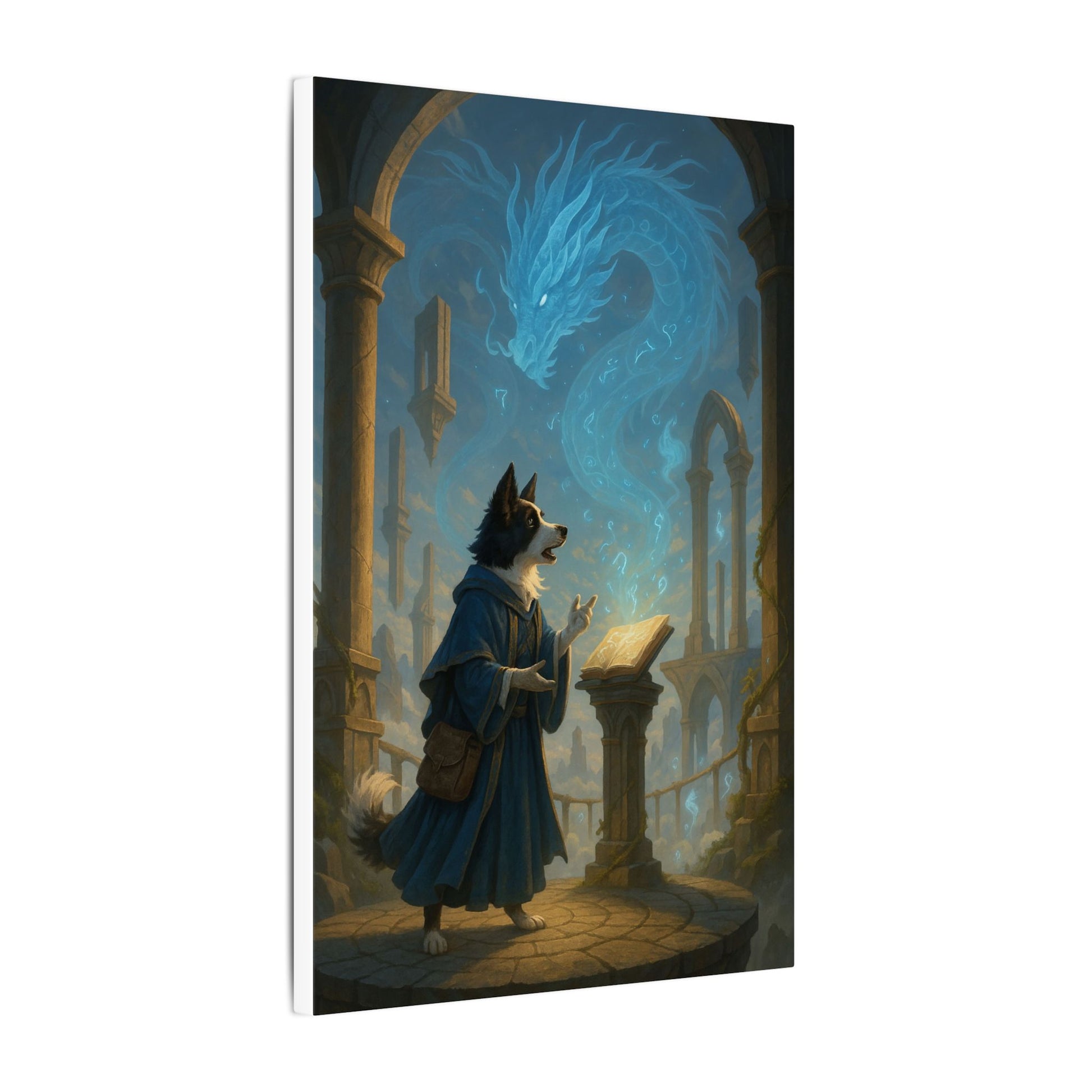 Mystic Canine Conjurer-Fantasy Dog Portraits - Fantasy Dog Portraits