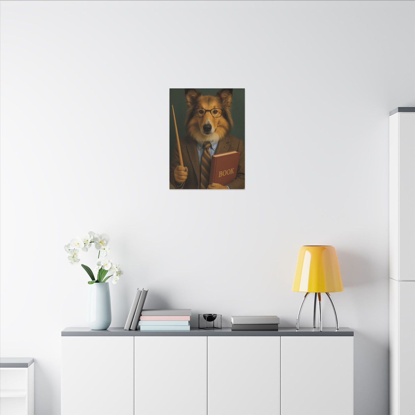 Professor Paws-Fantasy Dog Portraits - Fantasy Dog Portraits