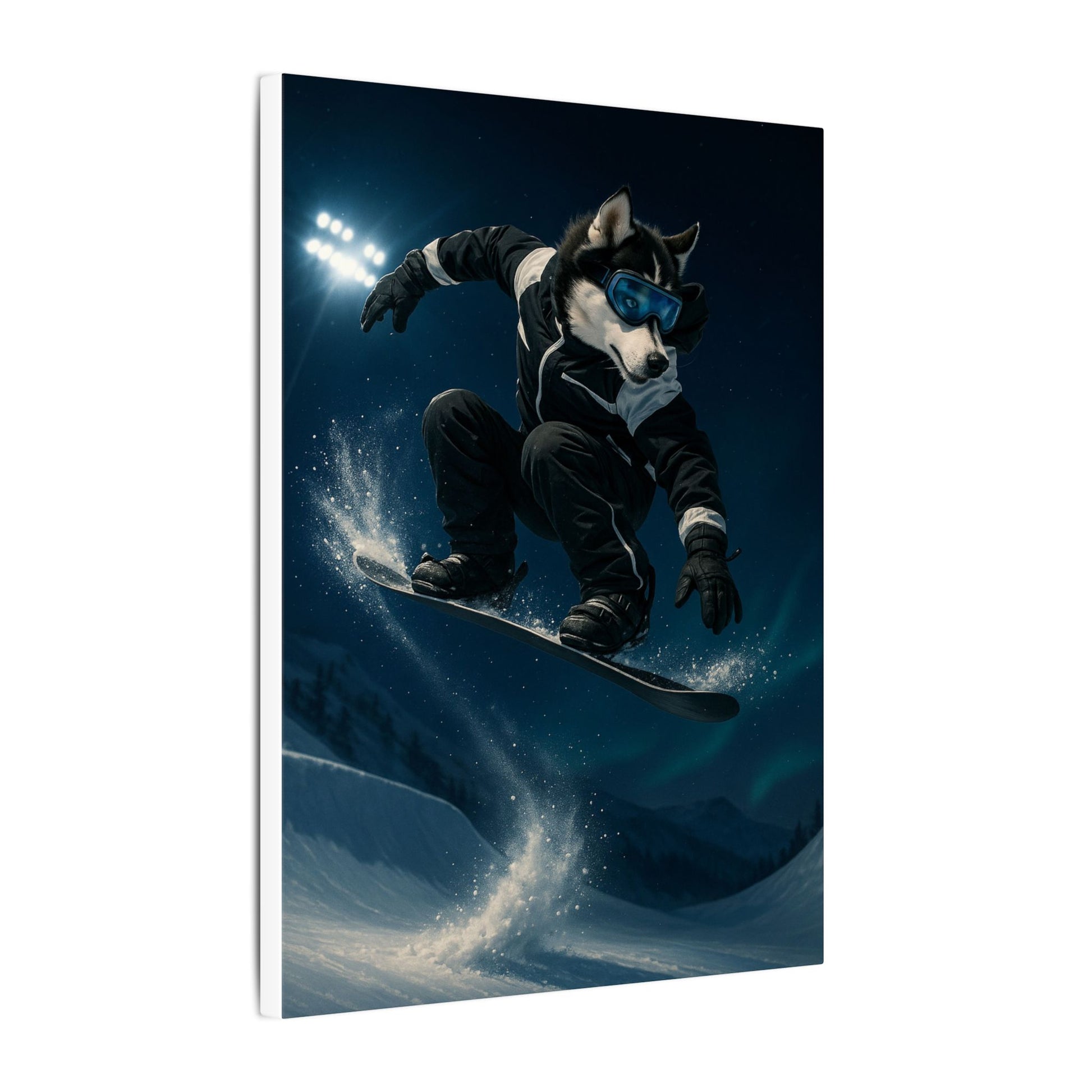 Husky Boarder-Fantasy Dog Portraits - Fantasy Dog Portraits