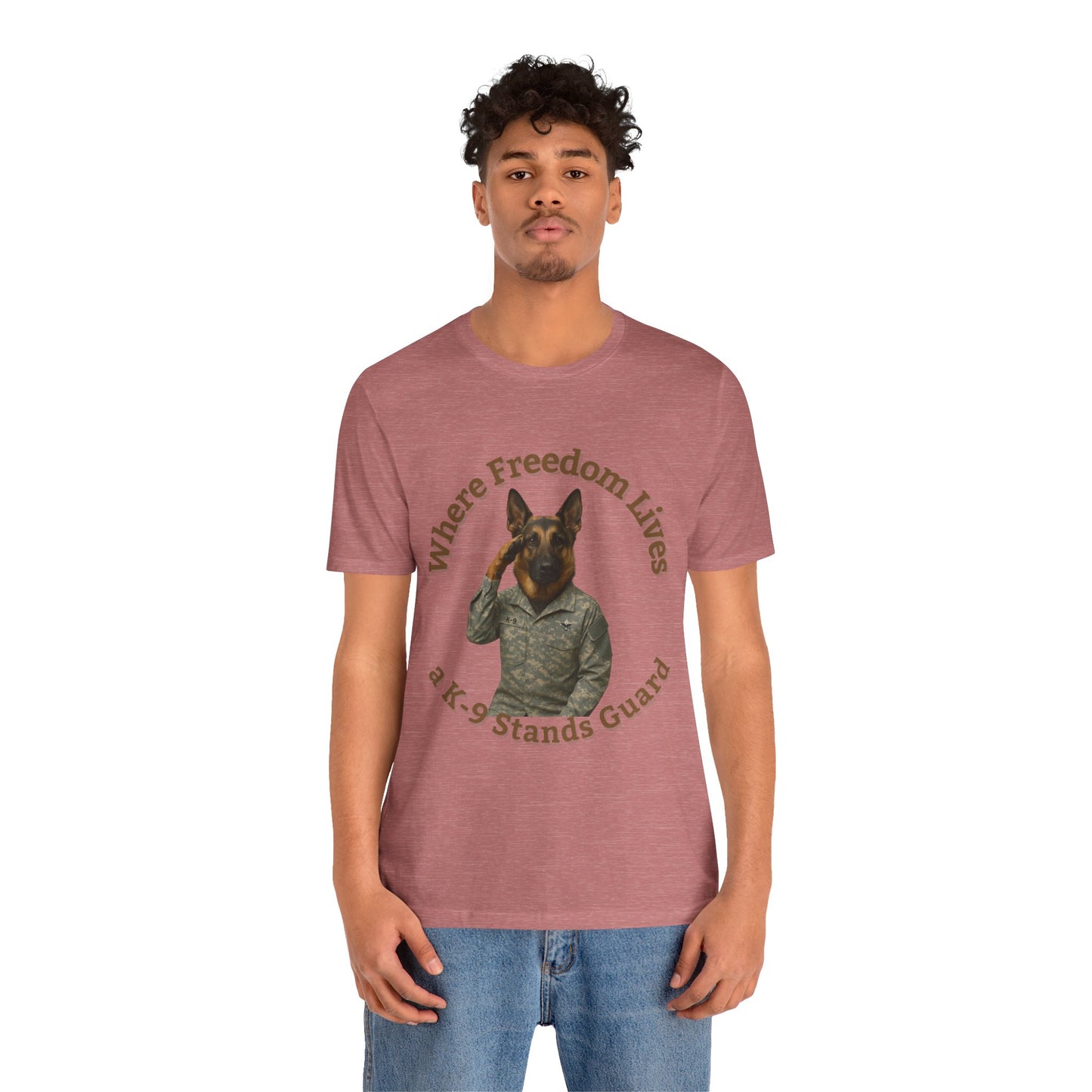 Air Force Dog Tee - Fantasy Dog Portraits
