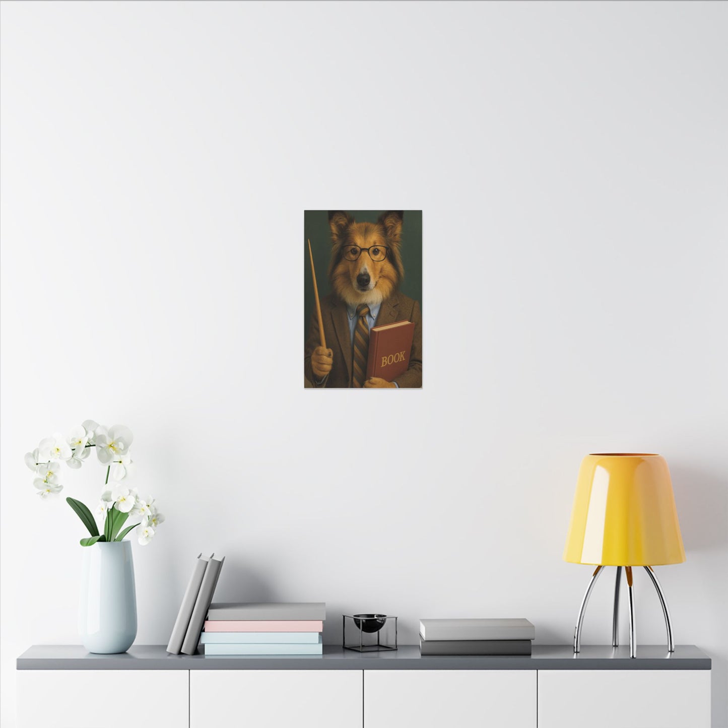 Professor Paws-Fantasy Dog Portraits - Fantasy Dog Portraits
