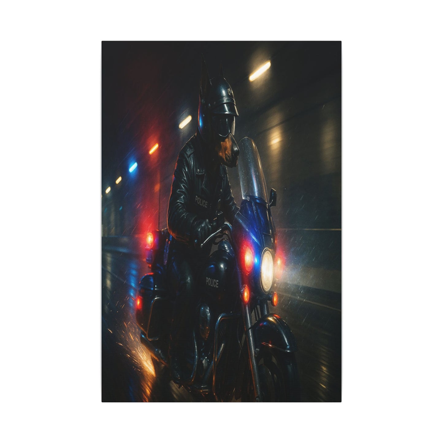 Nightwatch Patrol
Urban Sentinel
Wet Streets-Fantasy Dog Portraits - Fantasy Dog Portraits