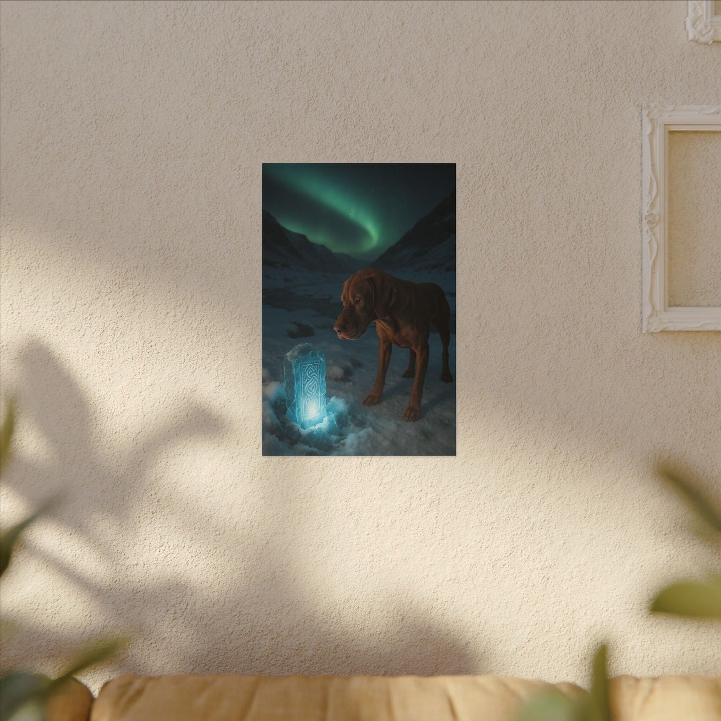 Guardian of the Arctic Monolith-Fantasy Dog Portraits - Fantasy Dog Portraits