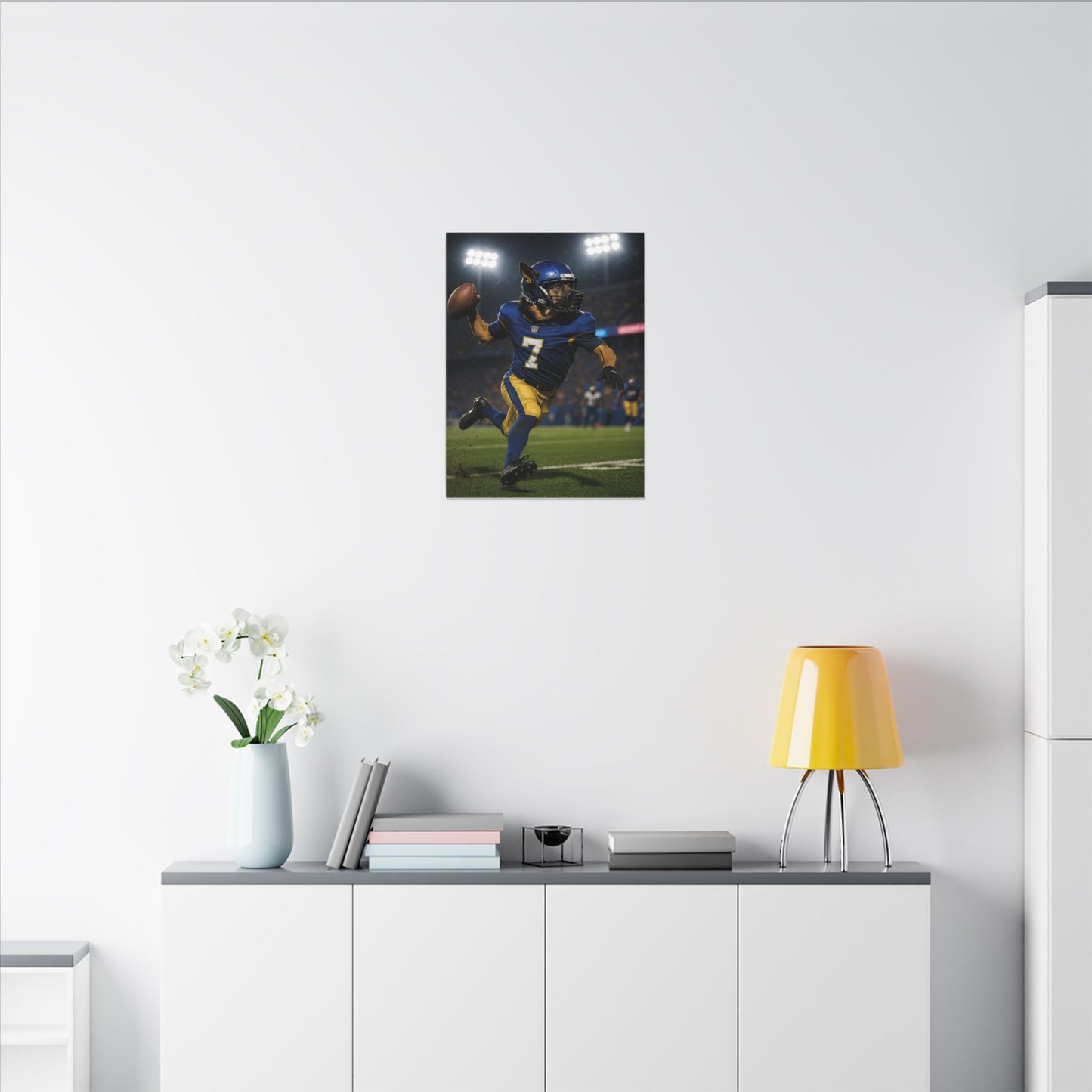 Quarterback Bark-Fantasy Dog Portraits - Fantasy Dog Portraits