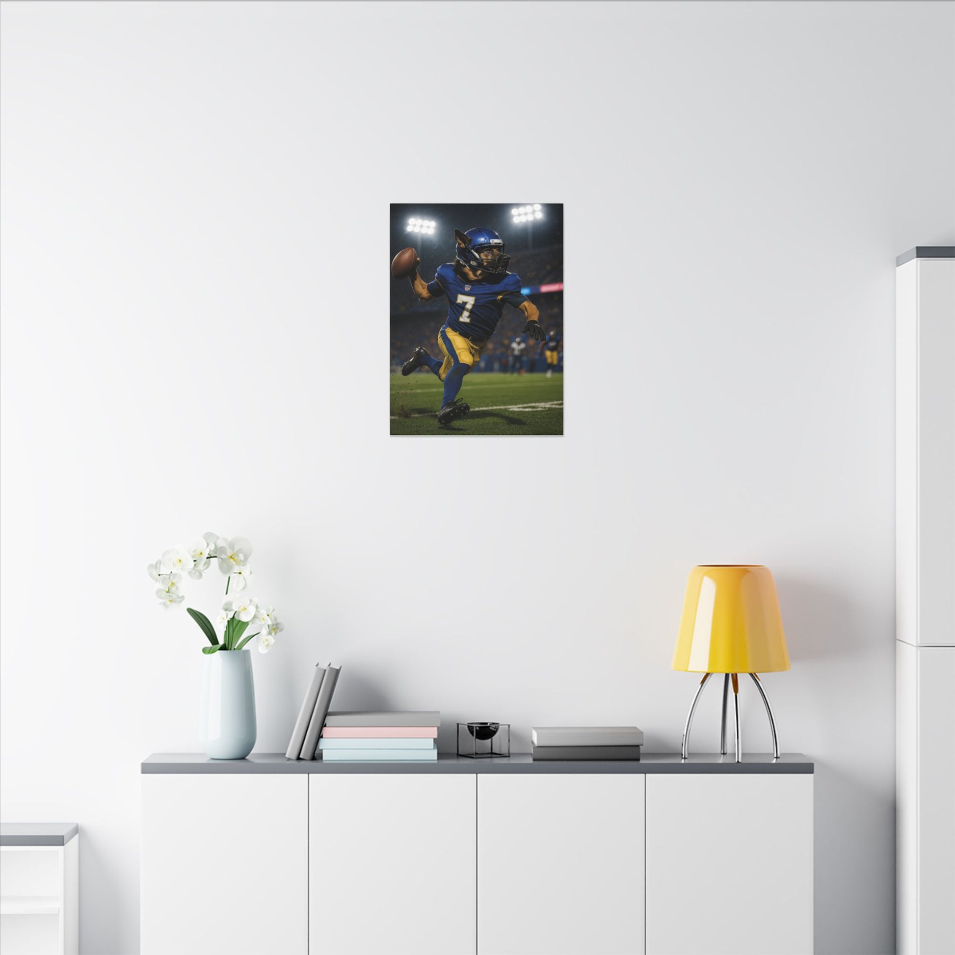 Quarterback Bark-Fantasy Dog Portraits - Fantasy Dog Portraits