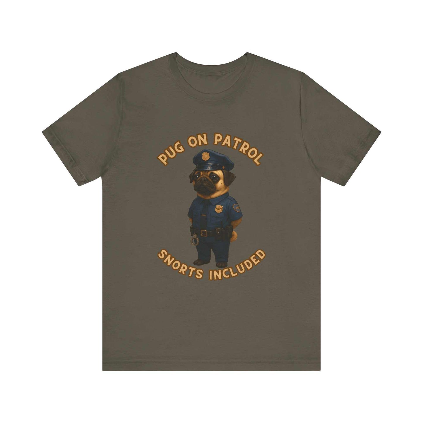Pug on Patrol-Fantasy Dog Portraits - Fantasy Dog Portraits