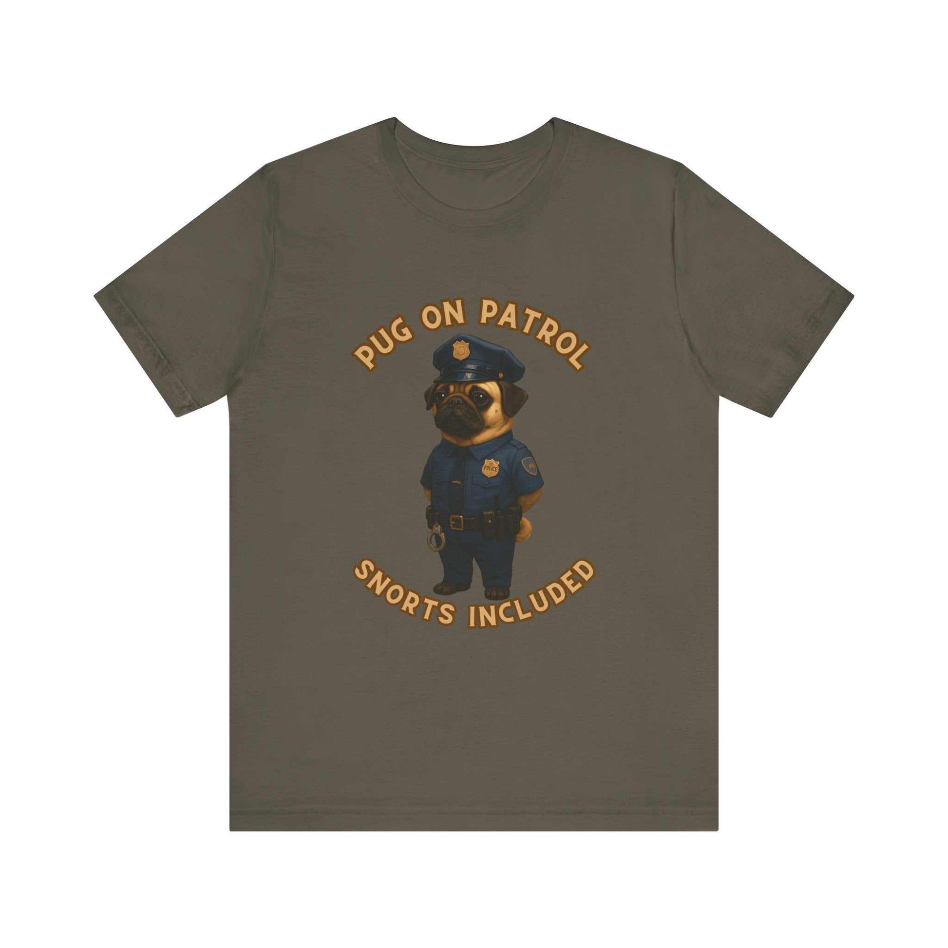 Pug on Patrol-Fantasy Dog Portraits - Fantasy Dog Portraits