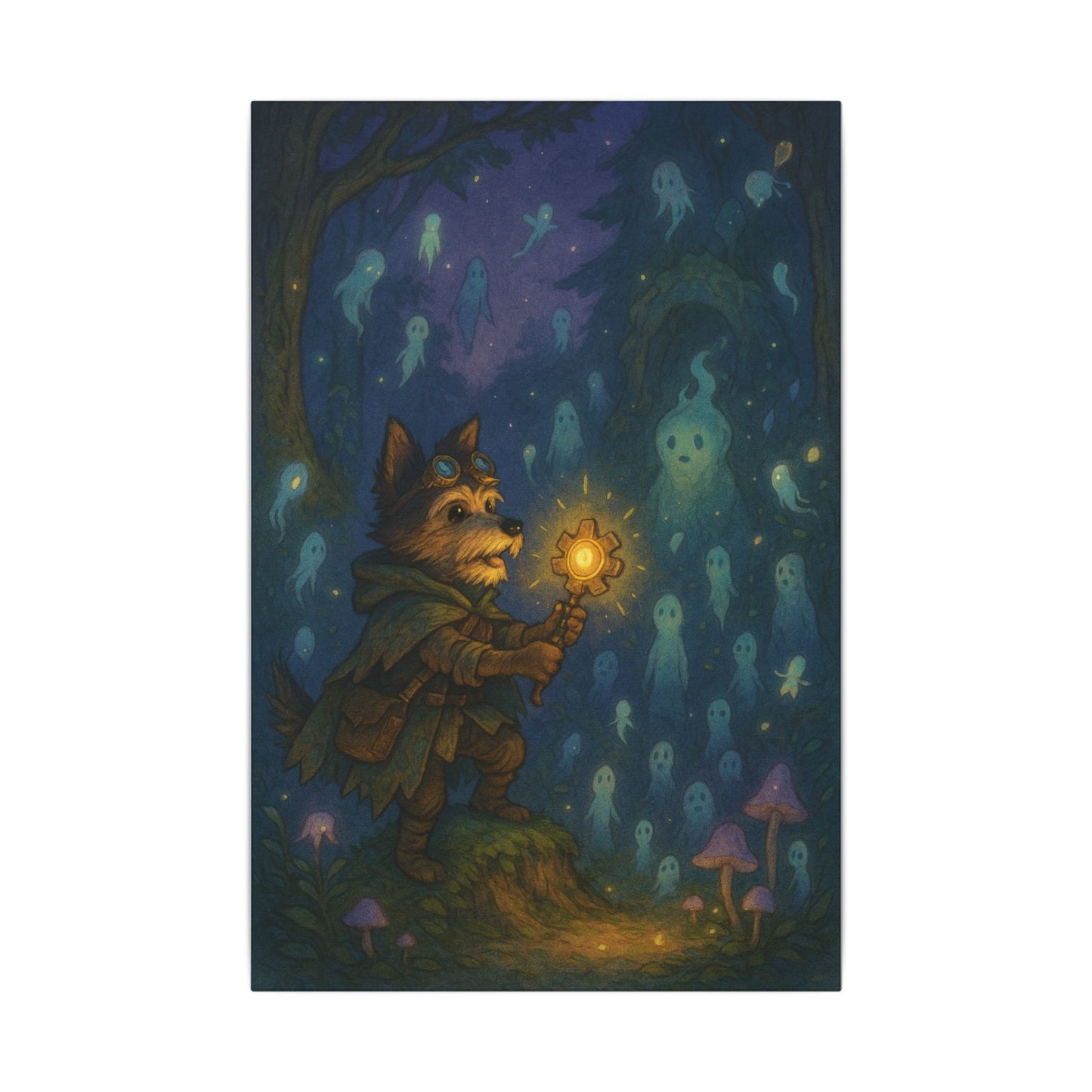 Spectral Guardian-Fantasy Dog Portraits - Fantasy Dog Portraits