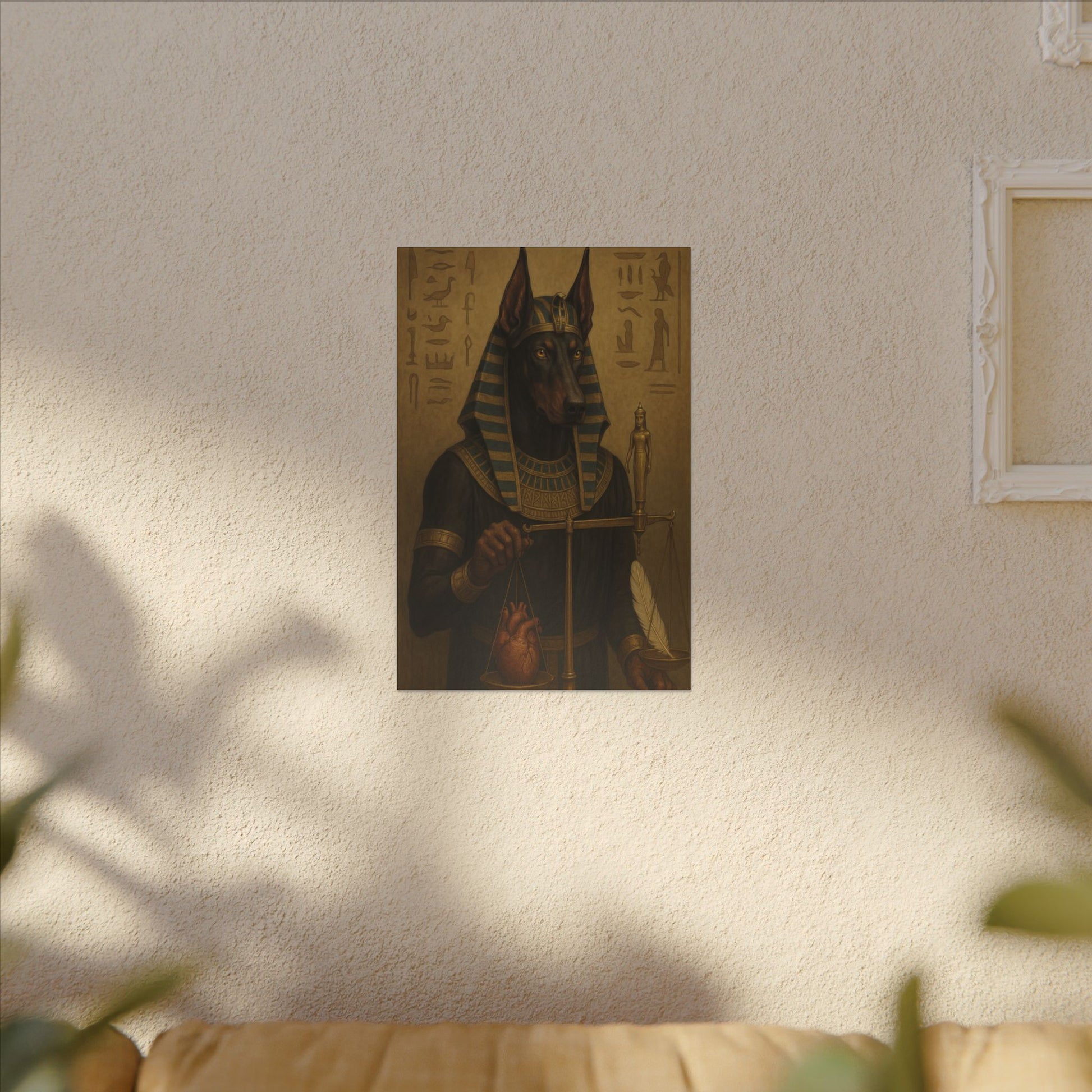 Anubis: Scales of Eternal Judgment-Fantasy Dog Portraits - Fantasy Dog Portraits