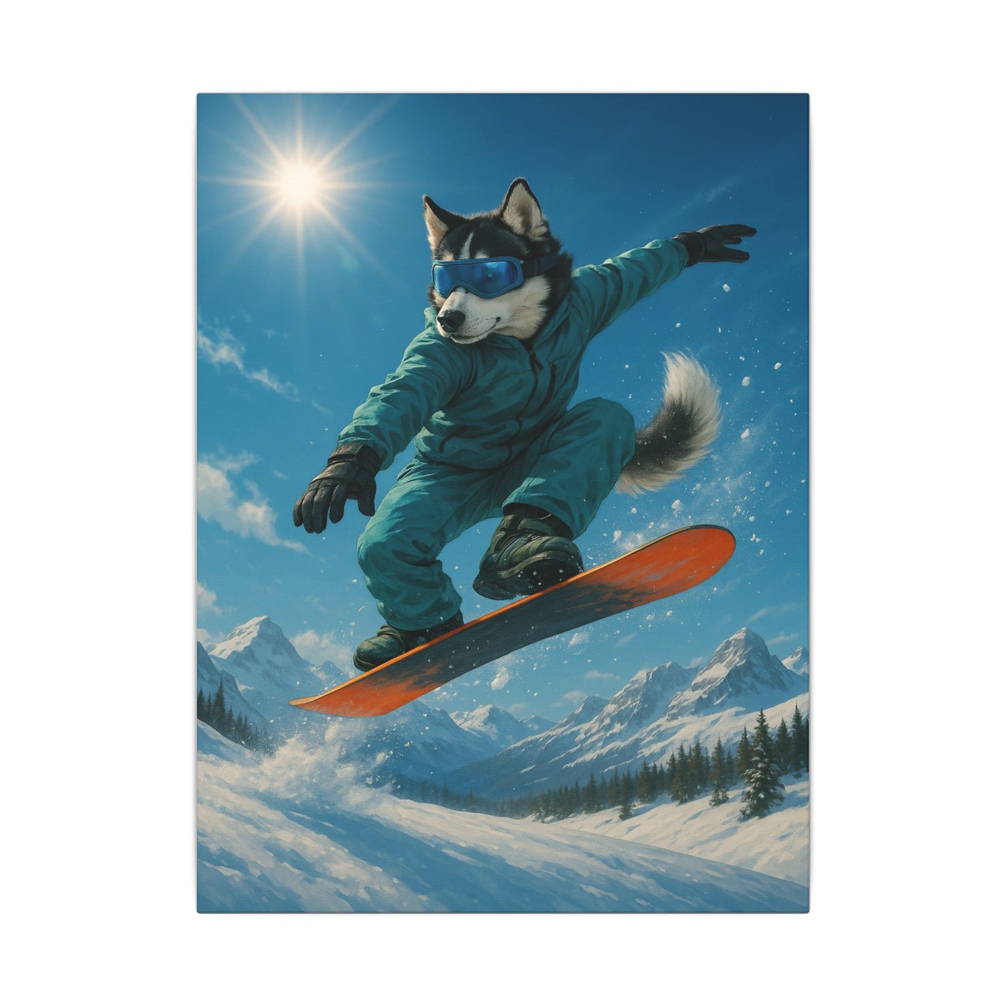 Husky Shred-Fantasy Dog Portraits - Fantasy Dog Portraits