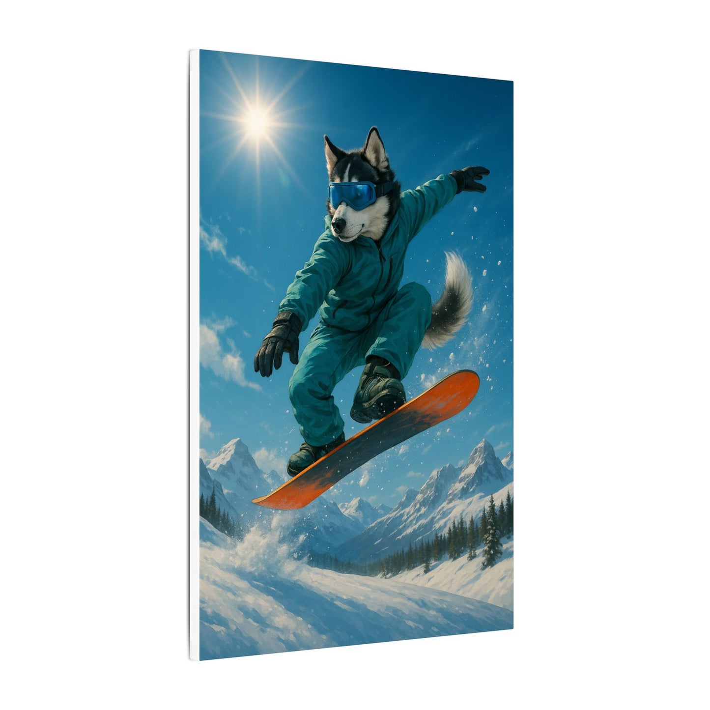 Husky Shred-Fantasy Dog Portraits - Fantasy Dog Portraits
