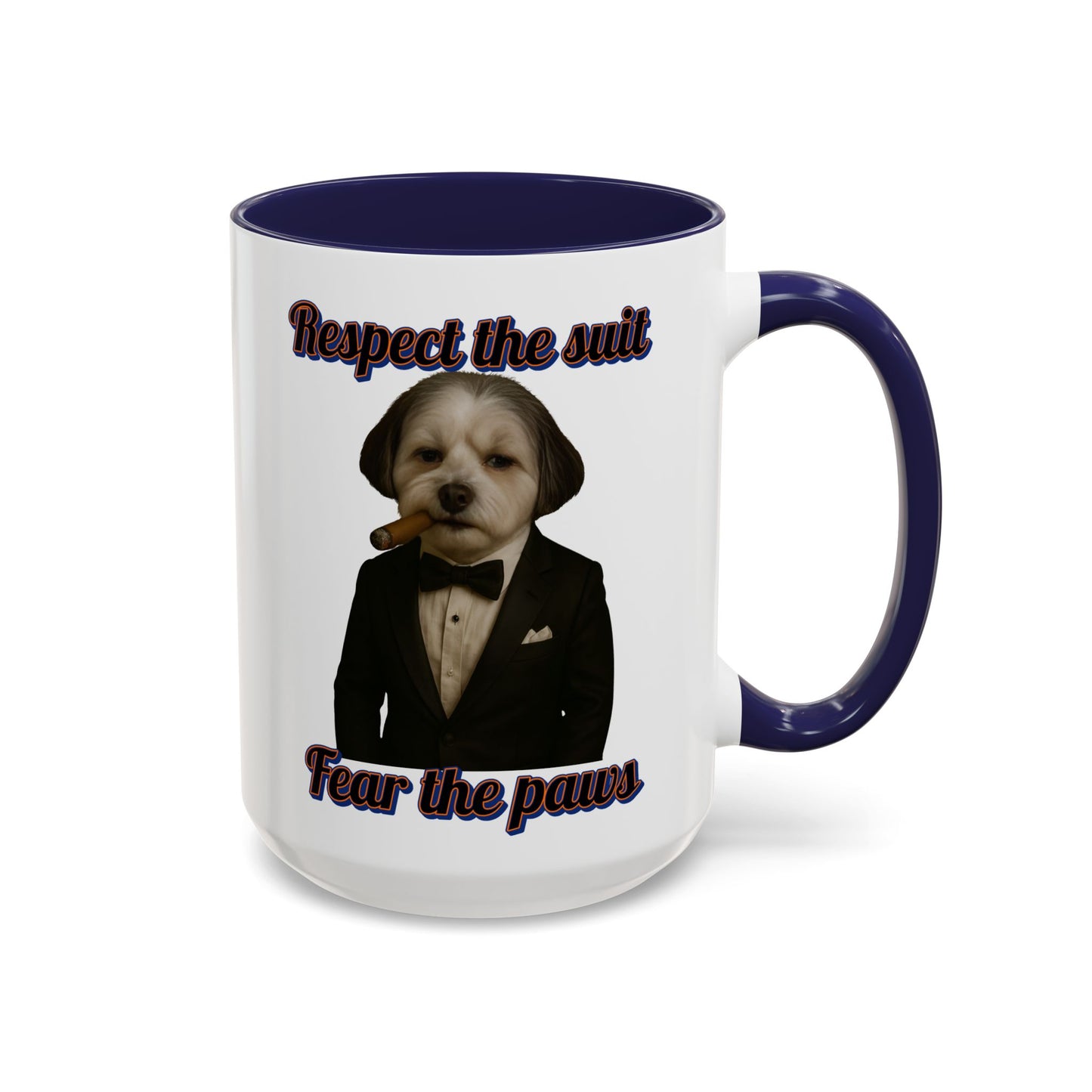 Dogfather Coffee Mug, Funny Gifts, K-9 Heroes, Dog Lover's Gift - Fantasy Dog Portraits