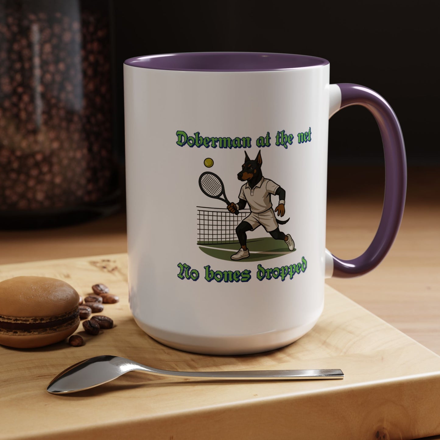 Doberman at the Net-Fantasy Dog Portraits